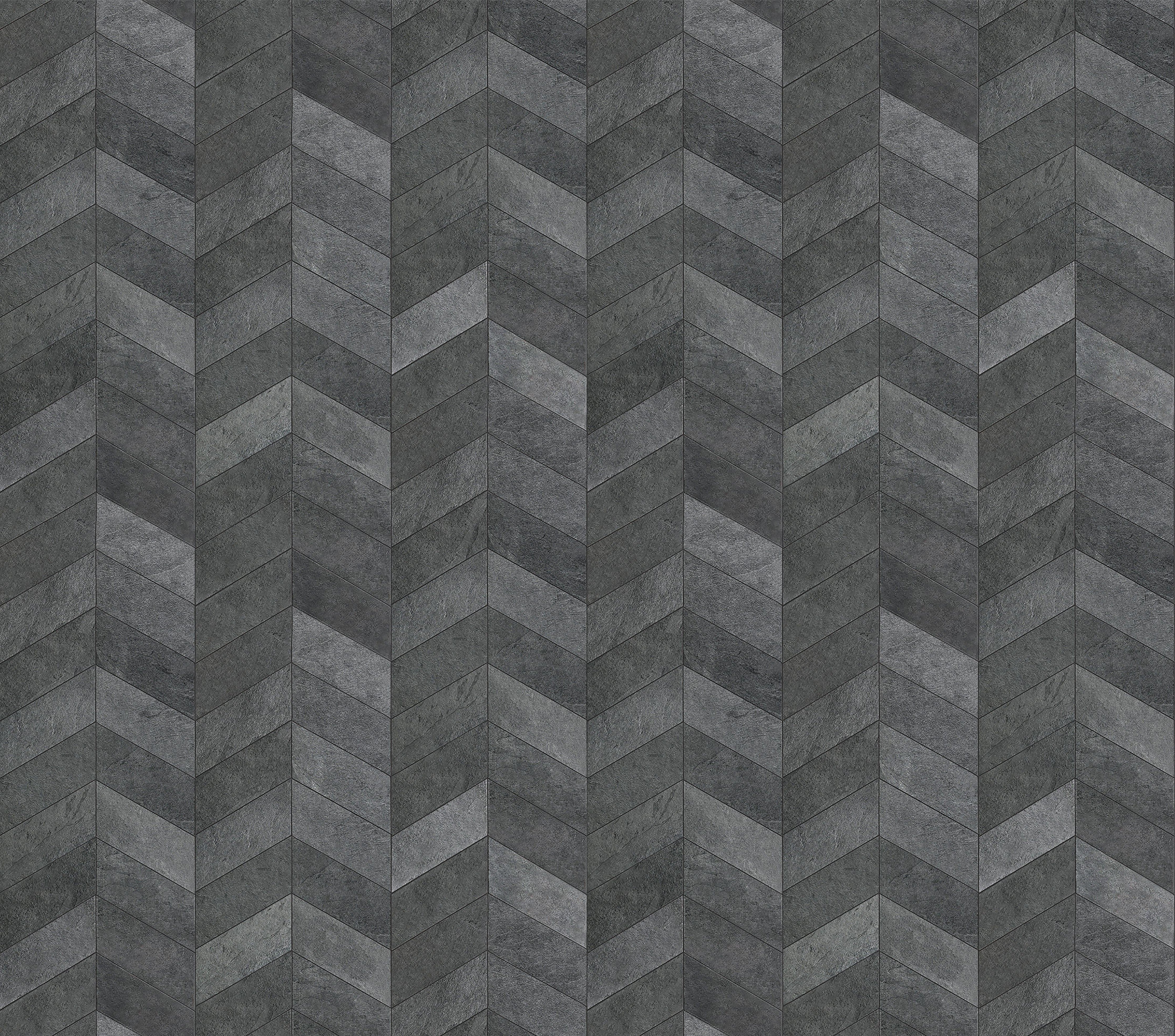 Wandverkleidung Schlafzimmer-Dunkles Schiefer Fischgrätmuster Tapete