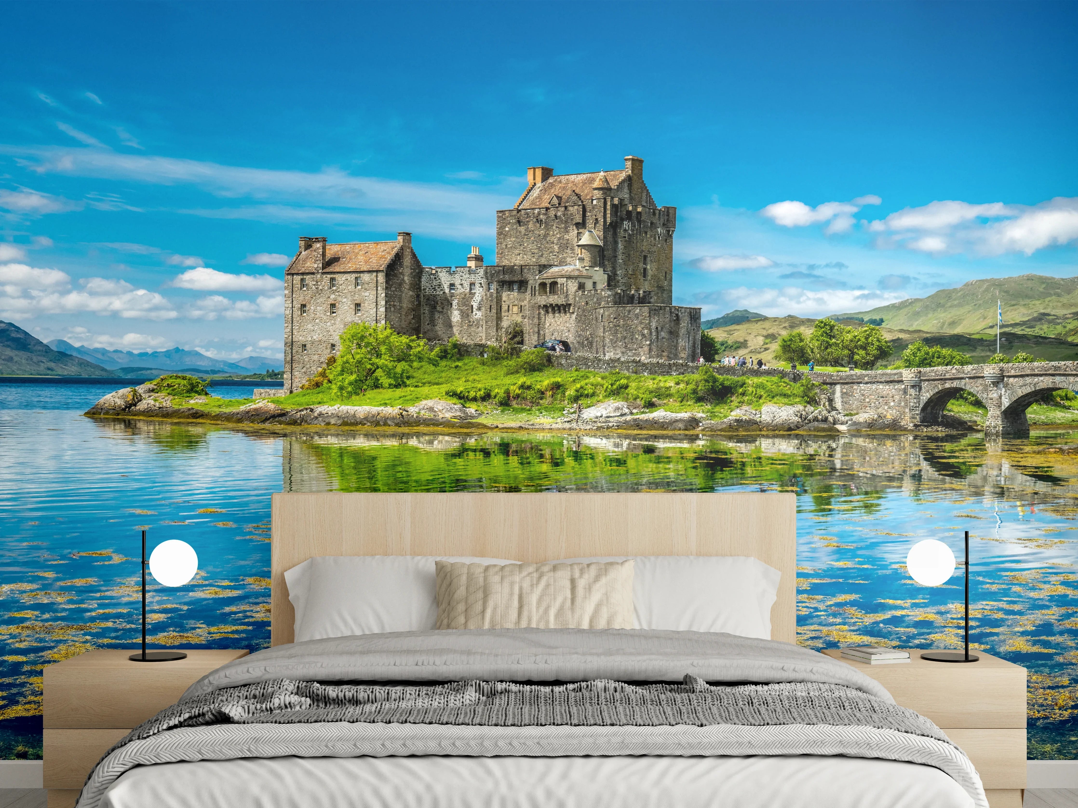 Wandverkleidung Schlafzimmer - Eilean Donan Castle