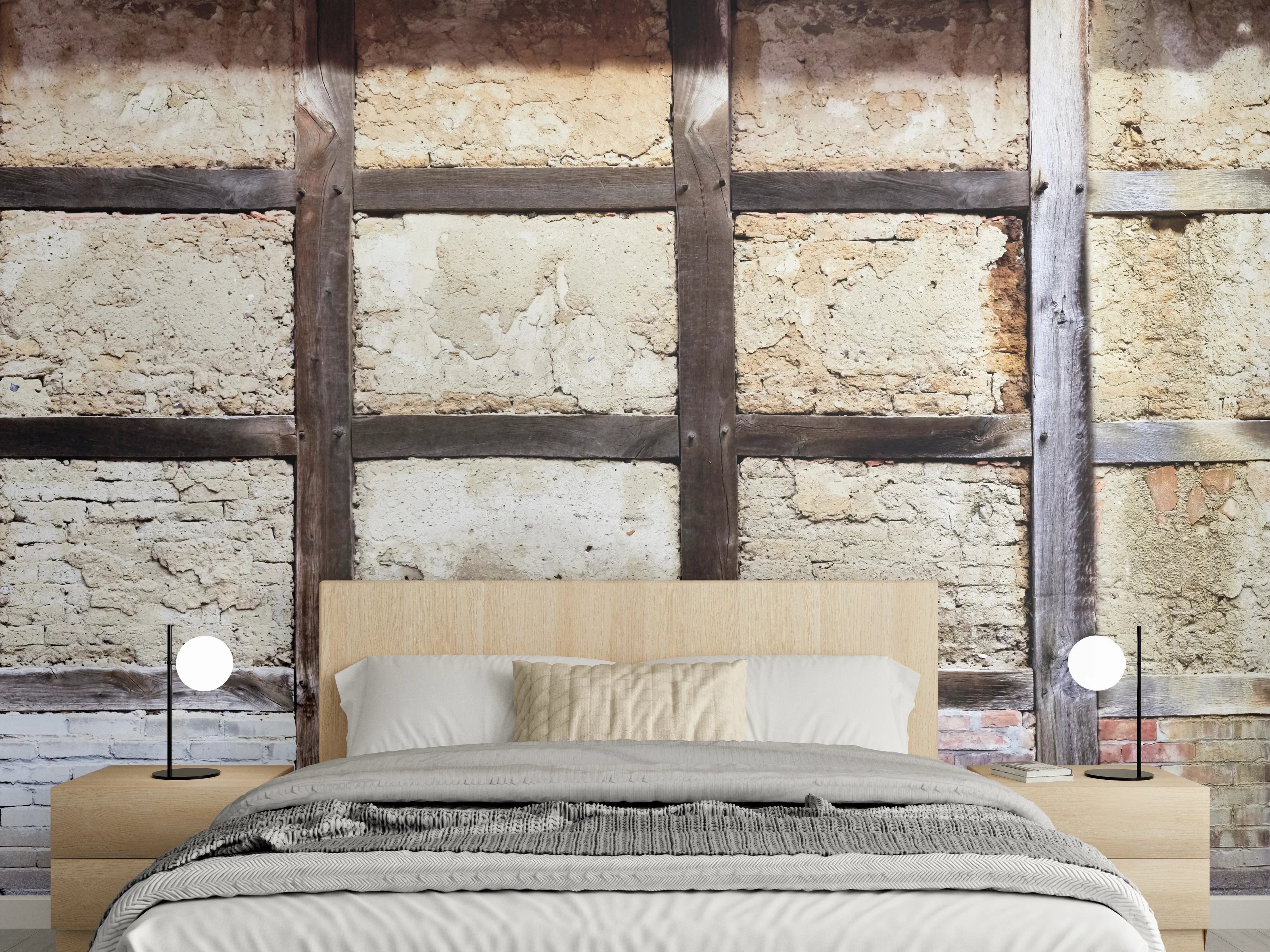 Wandverkleidung Schlafzimmer - Eingang eines Deutschen Fachwerkhauses