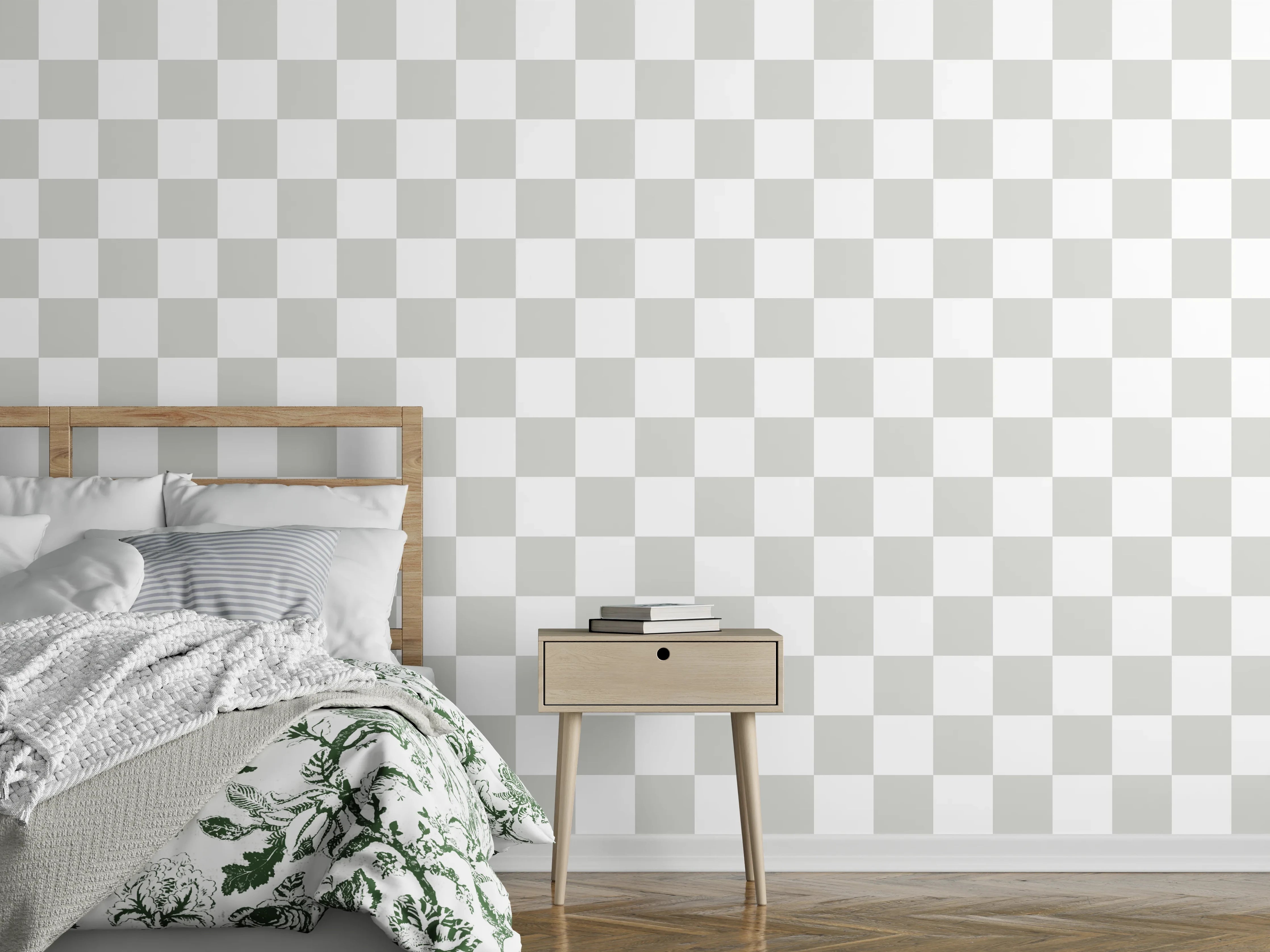 Wandverkleidung Schlafzimmer - Elegant in Weiß: Stilvolle Schneeschuheinsatz