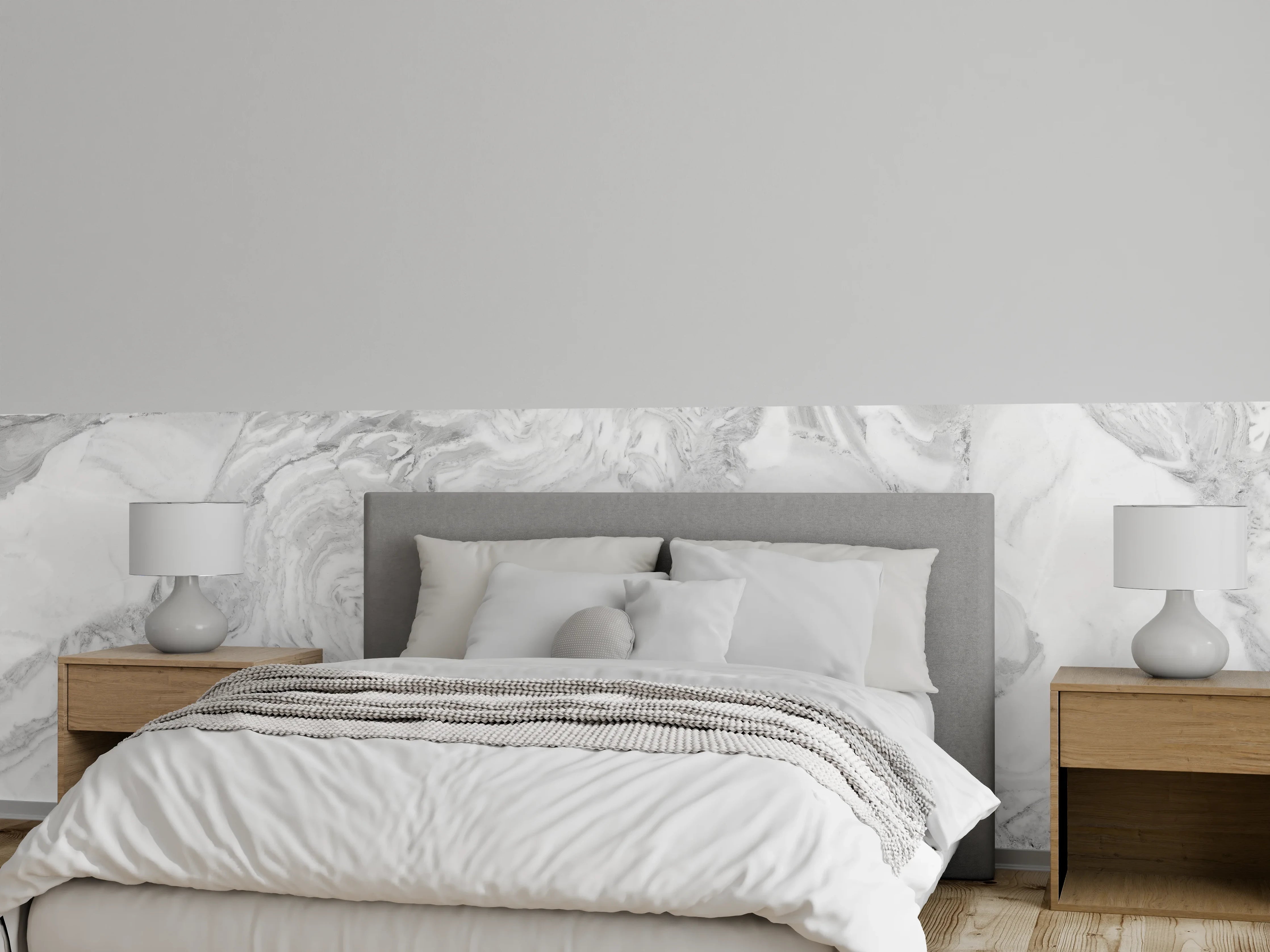 Wandverkleidung Schlafzimmer - Elfenbein italienischer Marmor