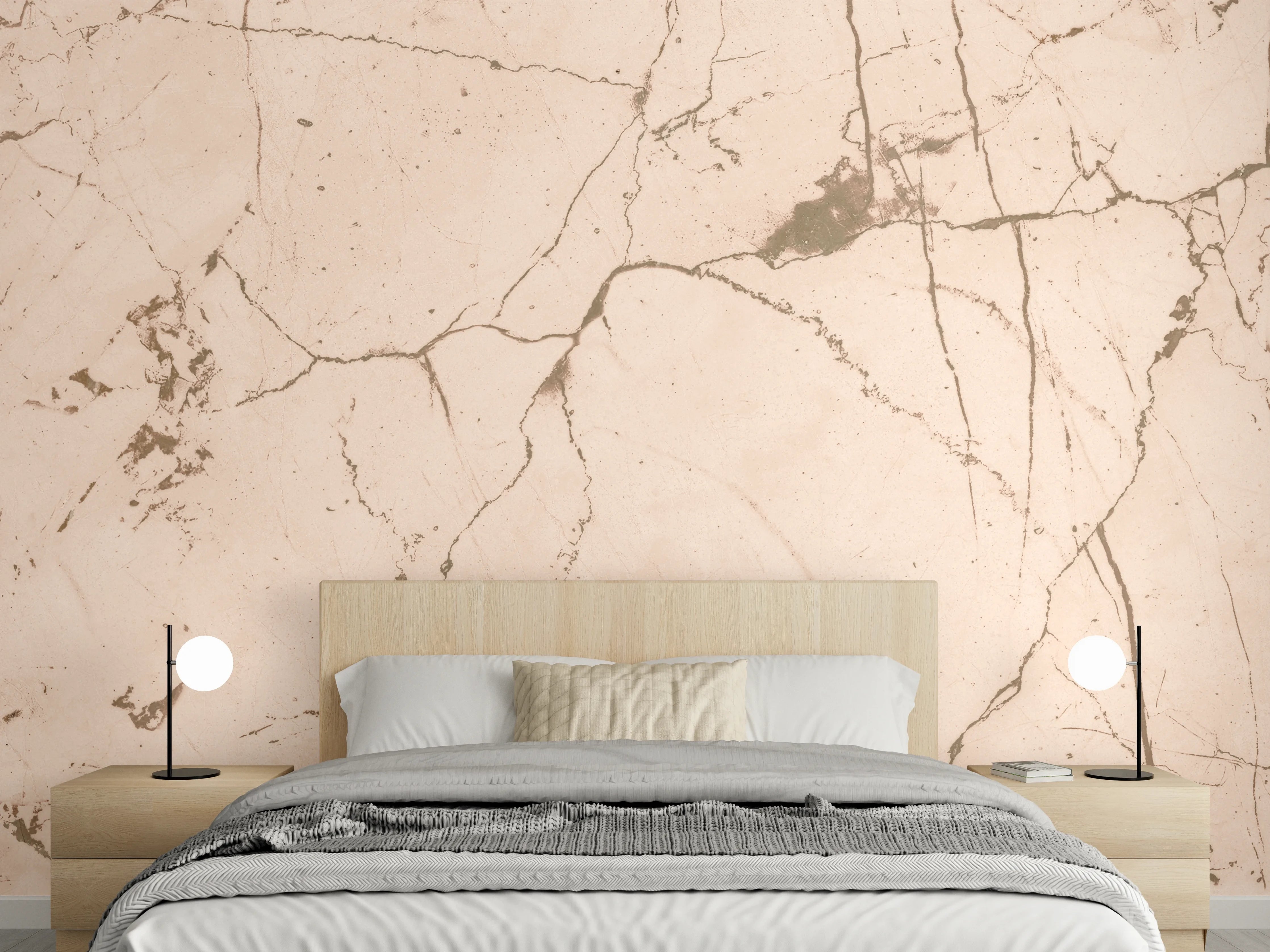 Wandverkleidung Schlafzimmer - Elfenbeinfarbener OnyxmarmoR