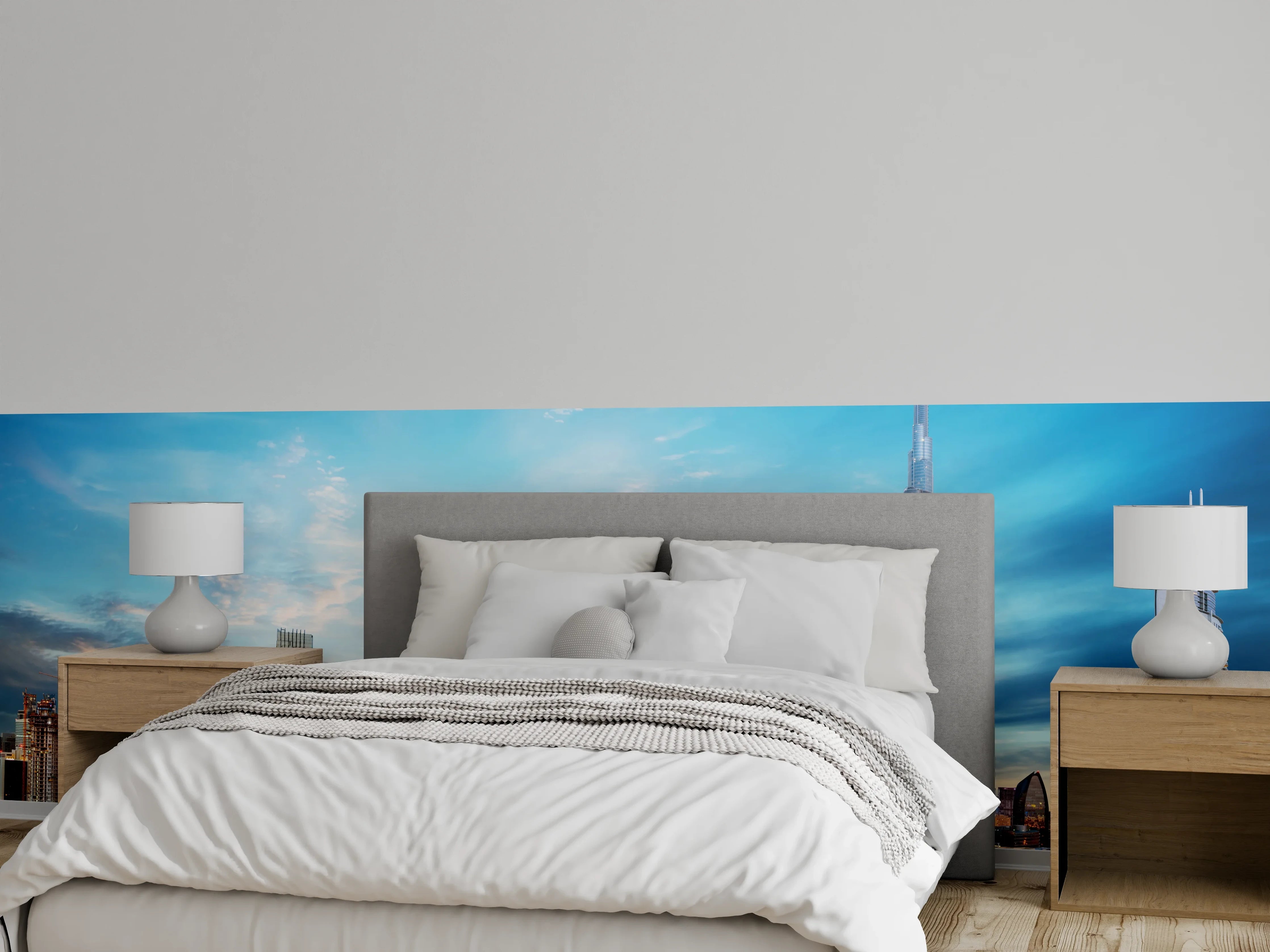 Wandverkleidung Schlafzimmer - Erstaunlicher Panoramablick auf Dubai