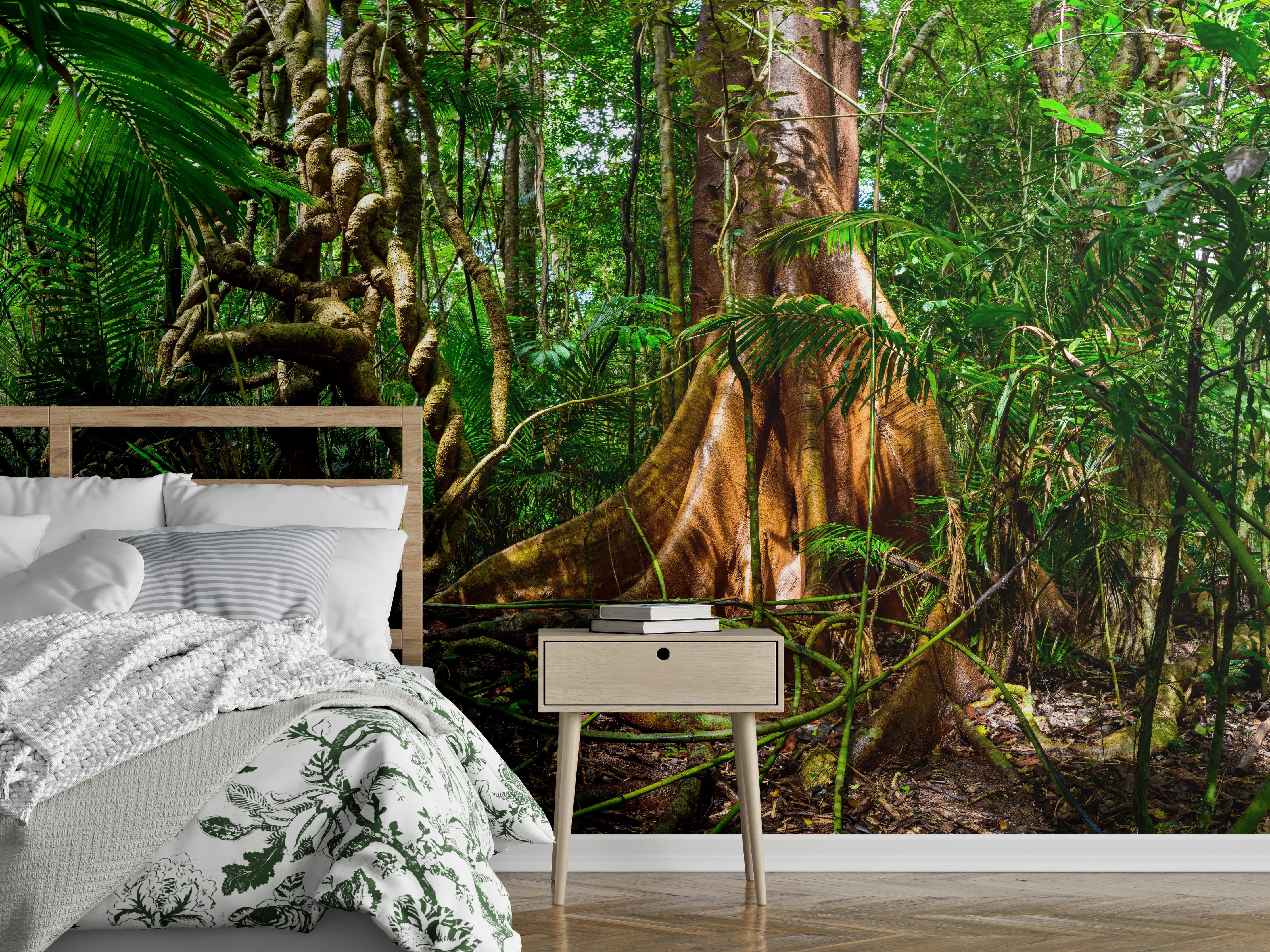 Wandverkleidung Schlafzimmer - Feigenbaum