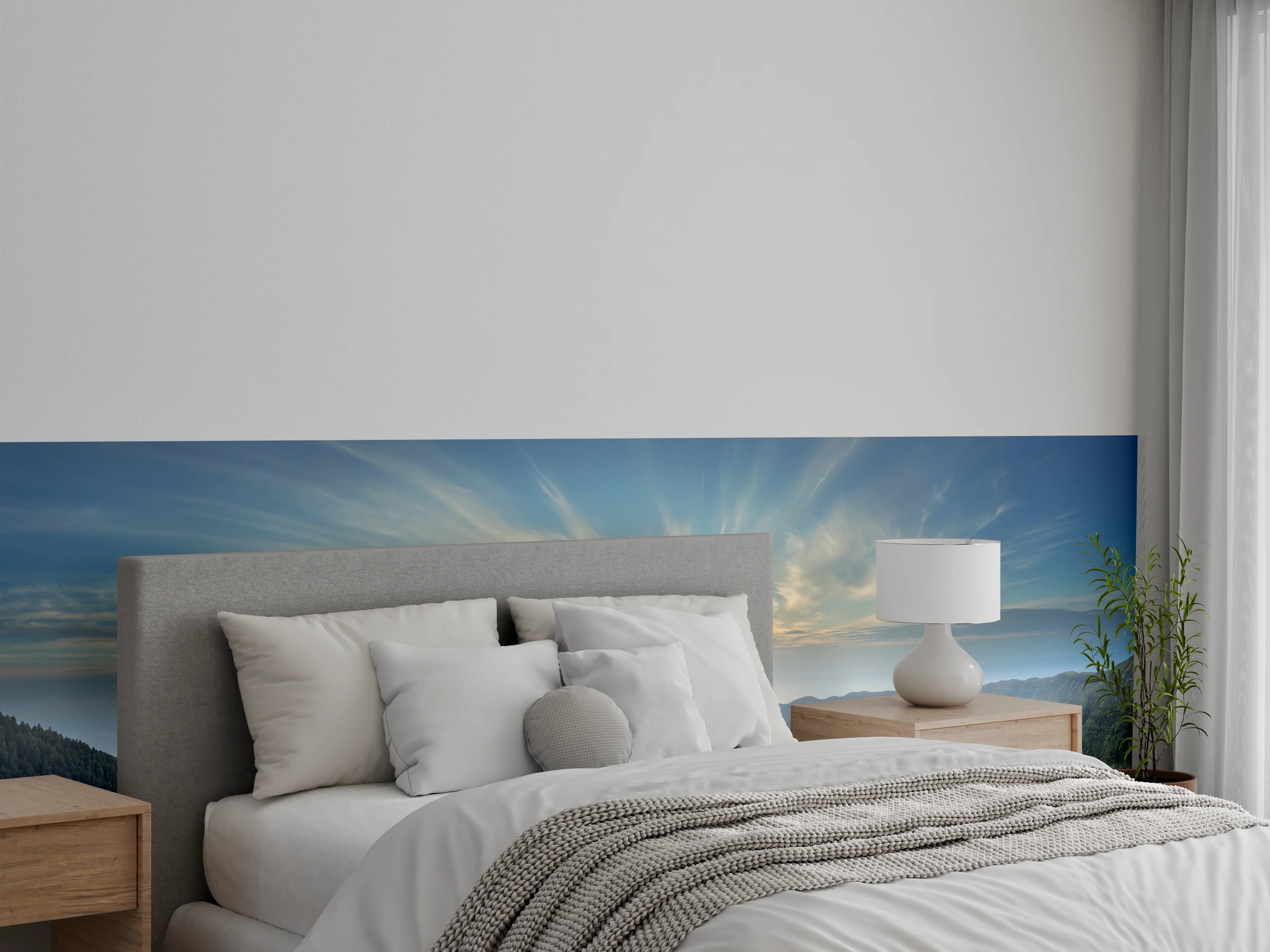 Wandverkleidung Schlafzimmer - Fesselnde Berglandschaft - Ponta Delgada
