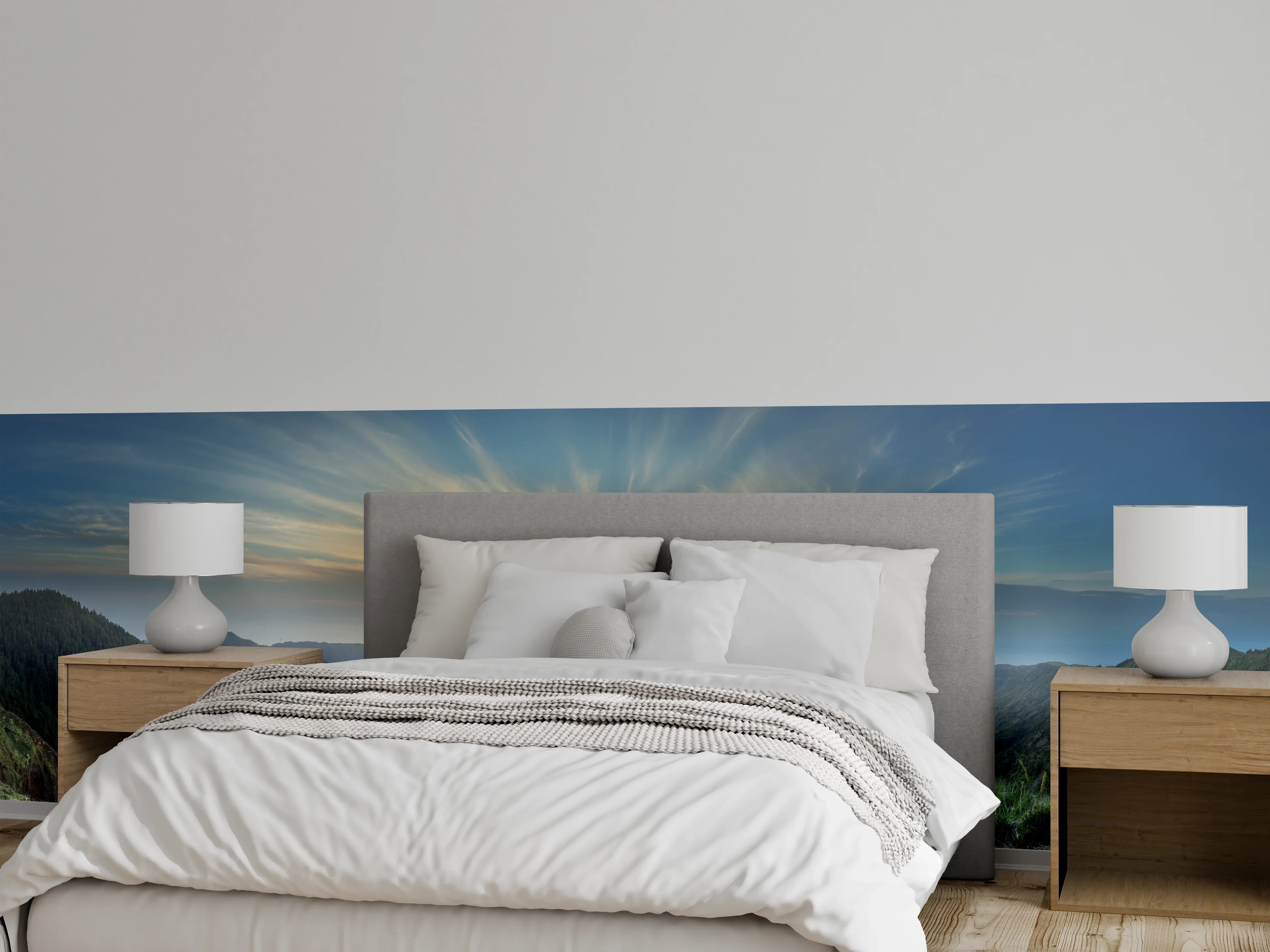 Wandverkleidung Schlafzimmer - Fesselnde Berglandschaft - Ponta Delgada