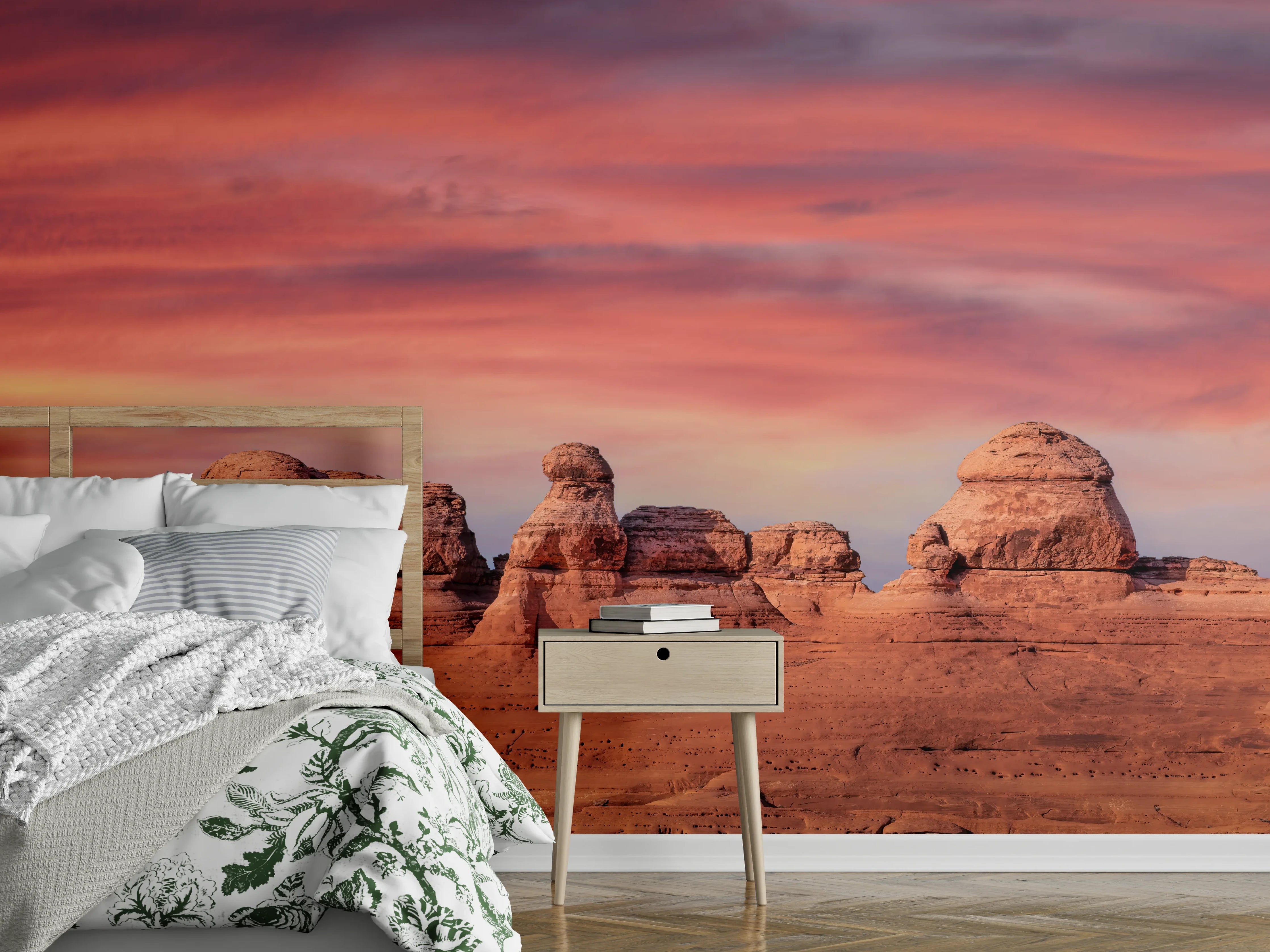 Wandverkleidung Schlafzimmer - Filigraner Bogen im Arches National Park