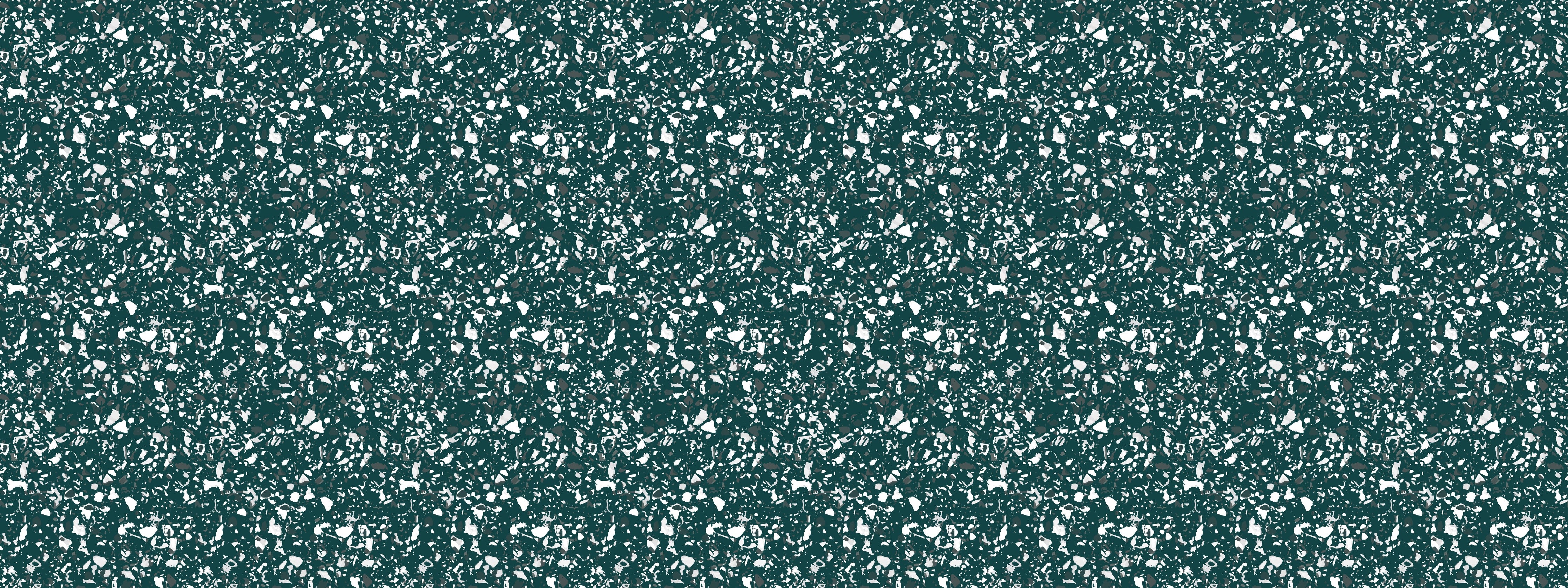 Wandverkleidung Schlafzimmer-Florales Muster in Grün und Weiß