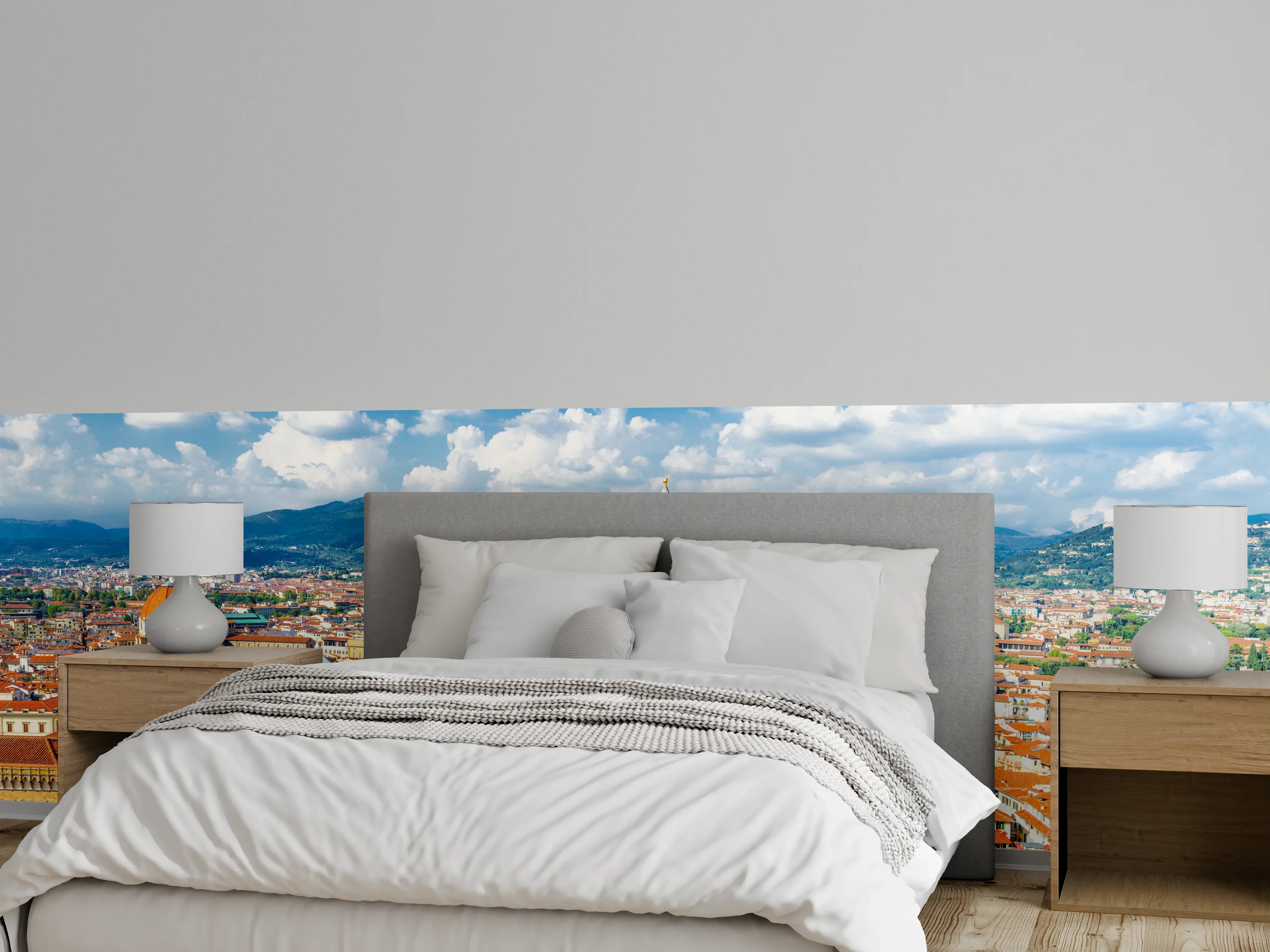 Wandverkleidung Schlafzimmer - Florenz Skyline mit Dom