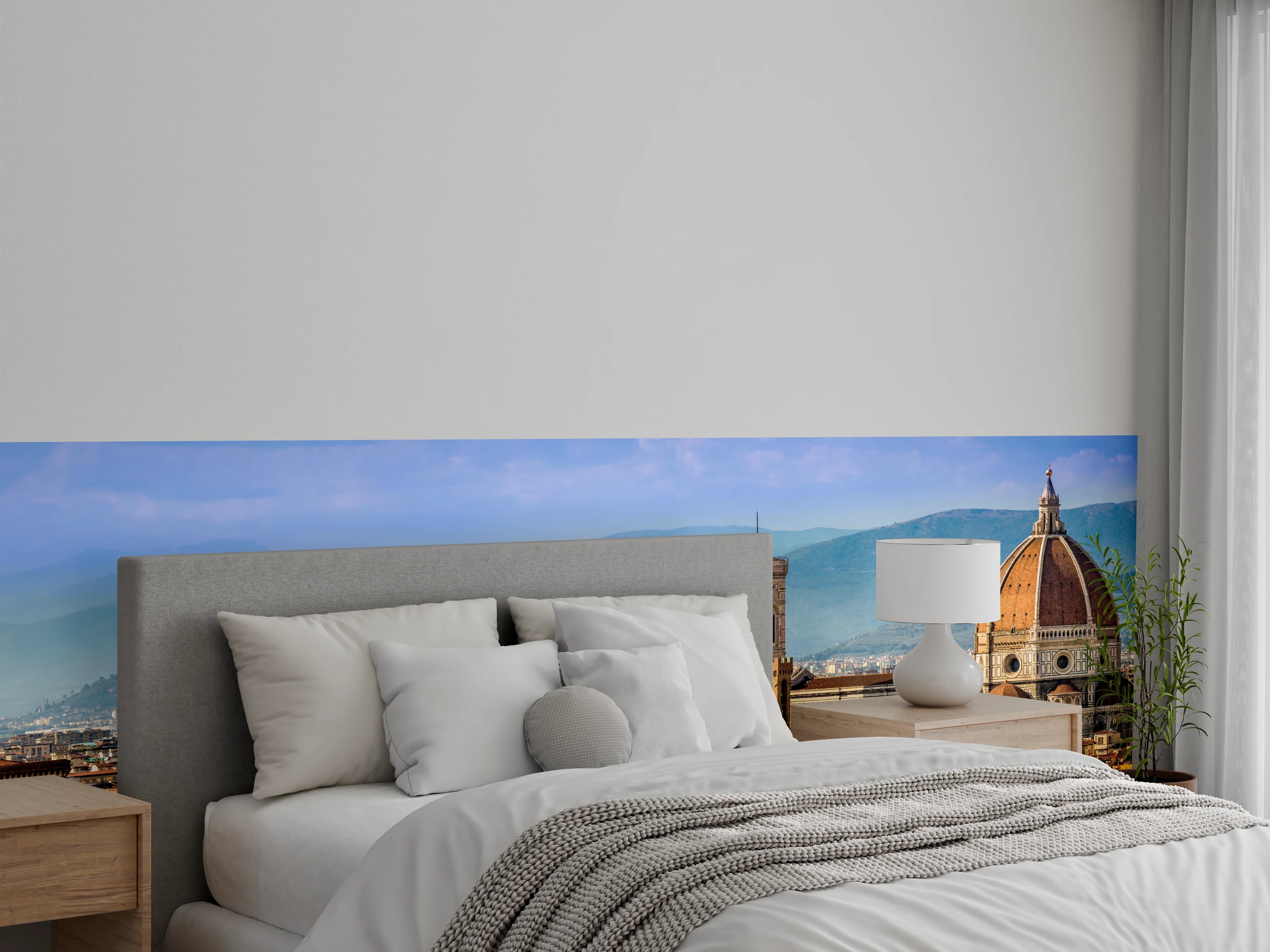 Wandverkleidung Schlafzimmer - Florenz Skyline mit Duomo