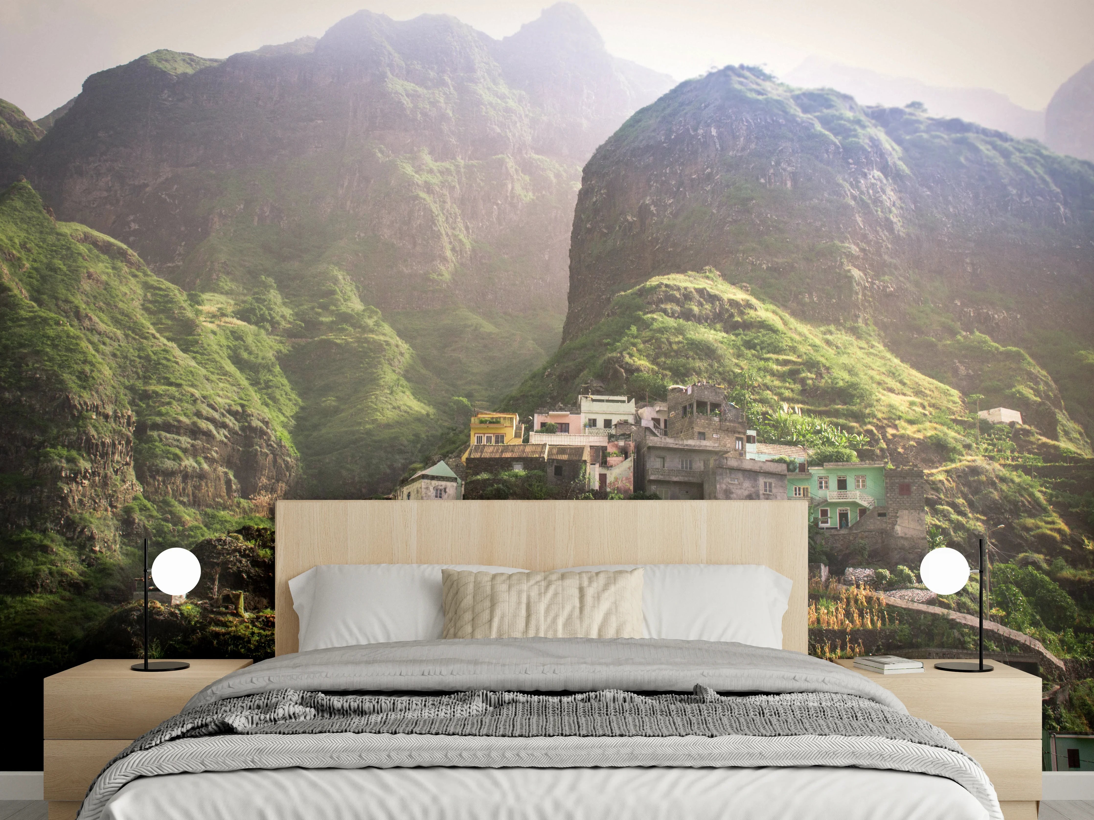 Wandverkleidung Schlafzimmer - Fontainhas Landschaft