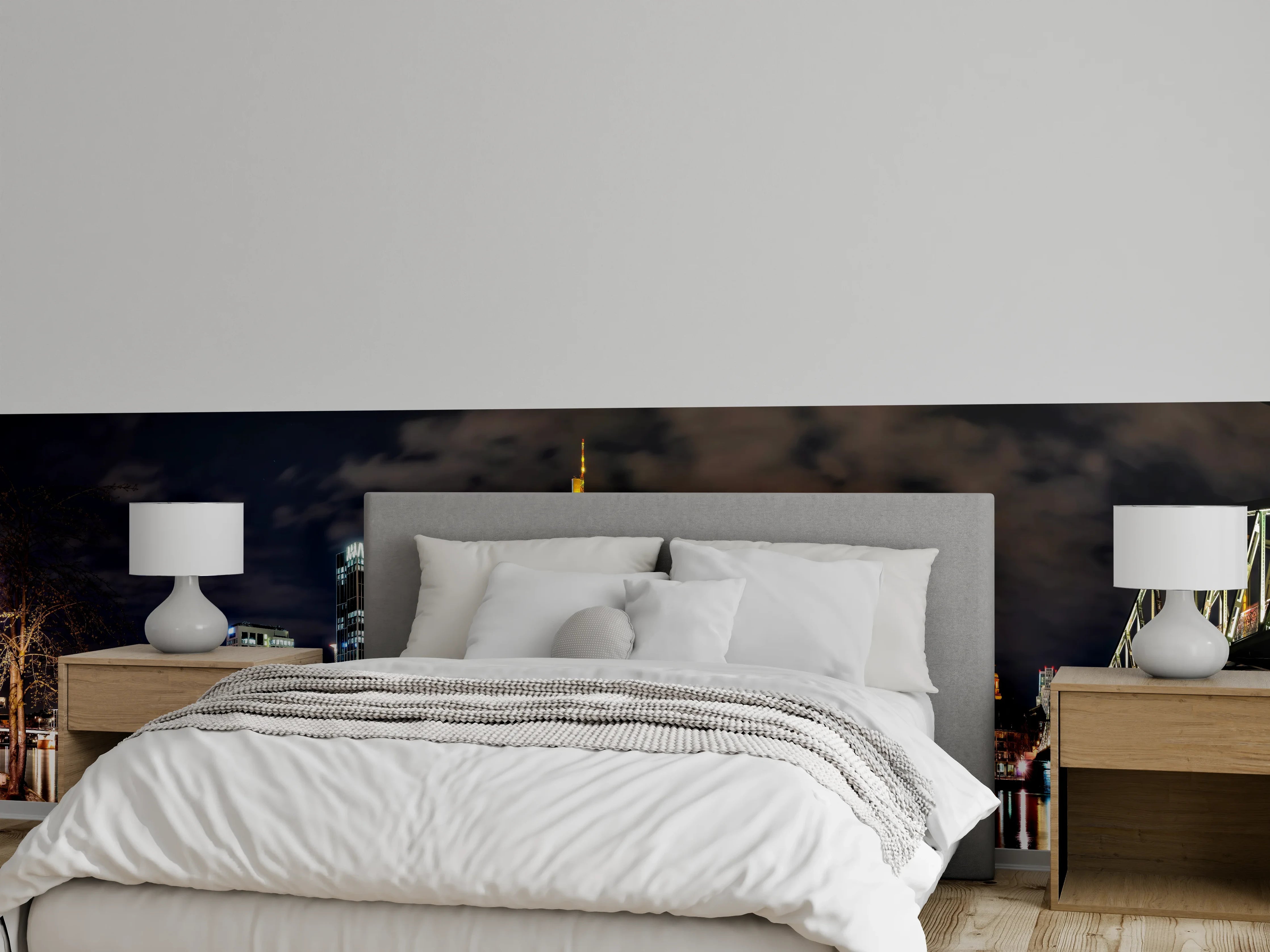 Wandverkleidung Schlafzimmer - Frankfurt Nachtportrait