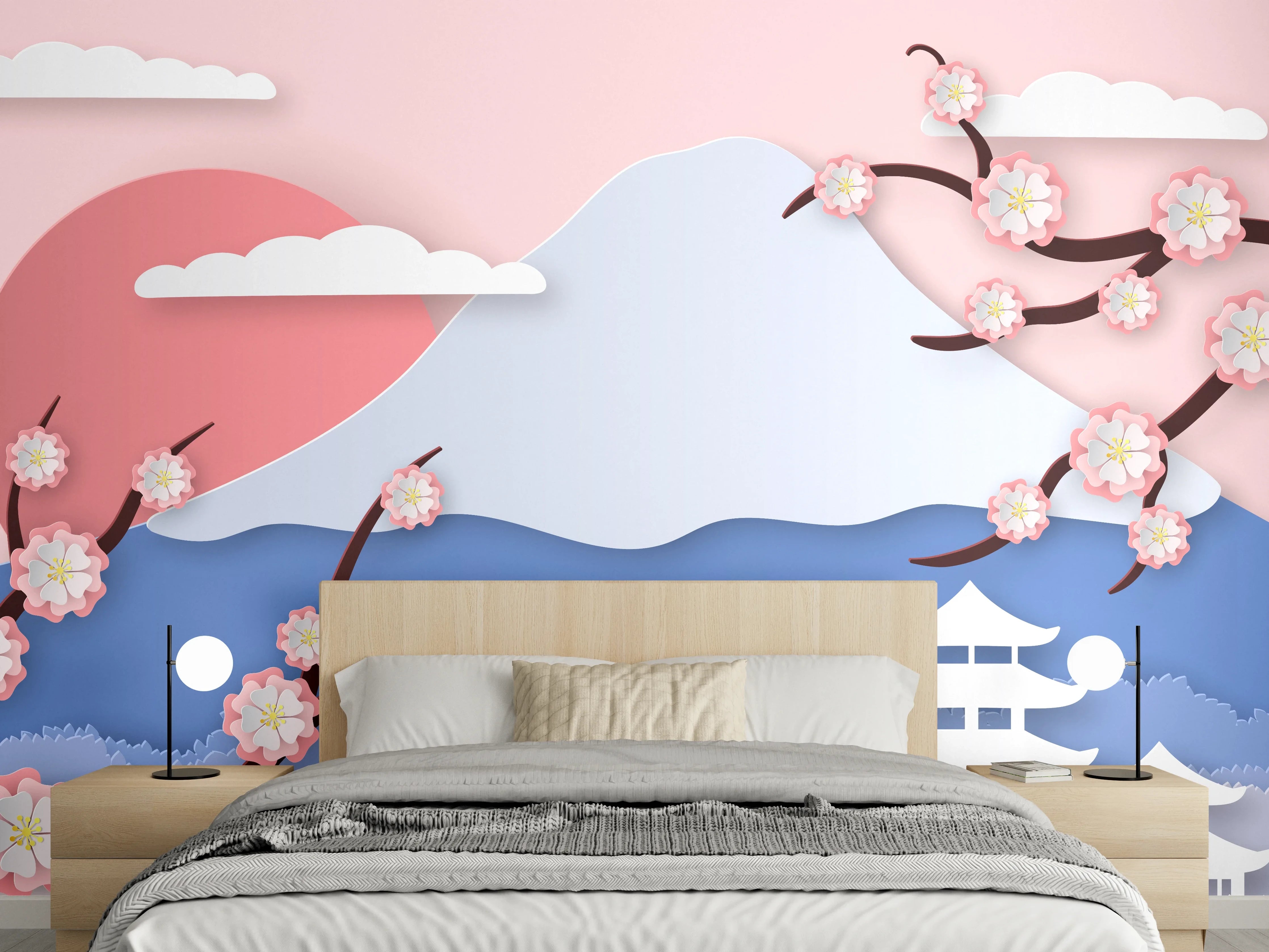 Wandverkleidung Schlafzimmer - Fujiyama modern Style
