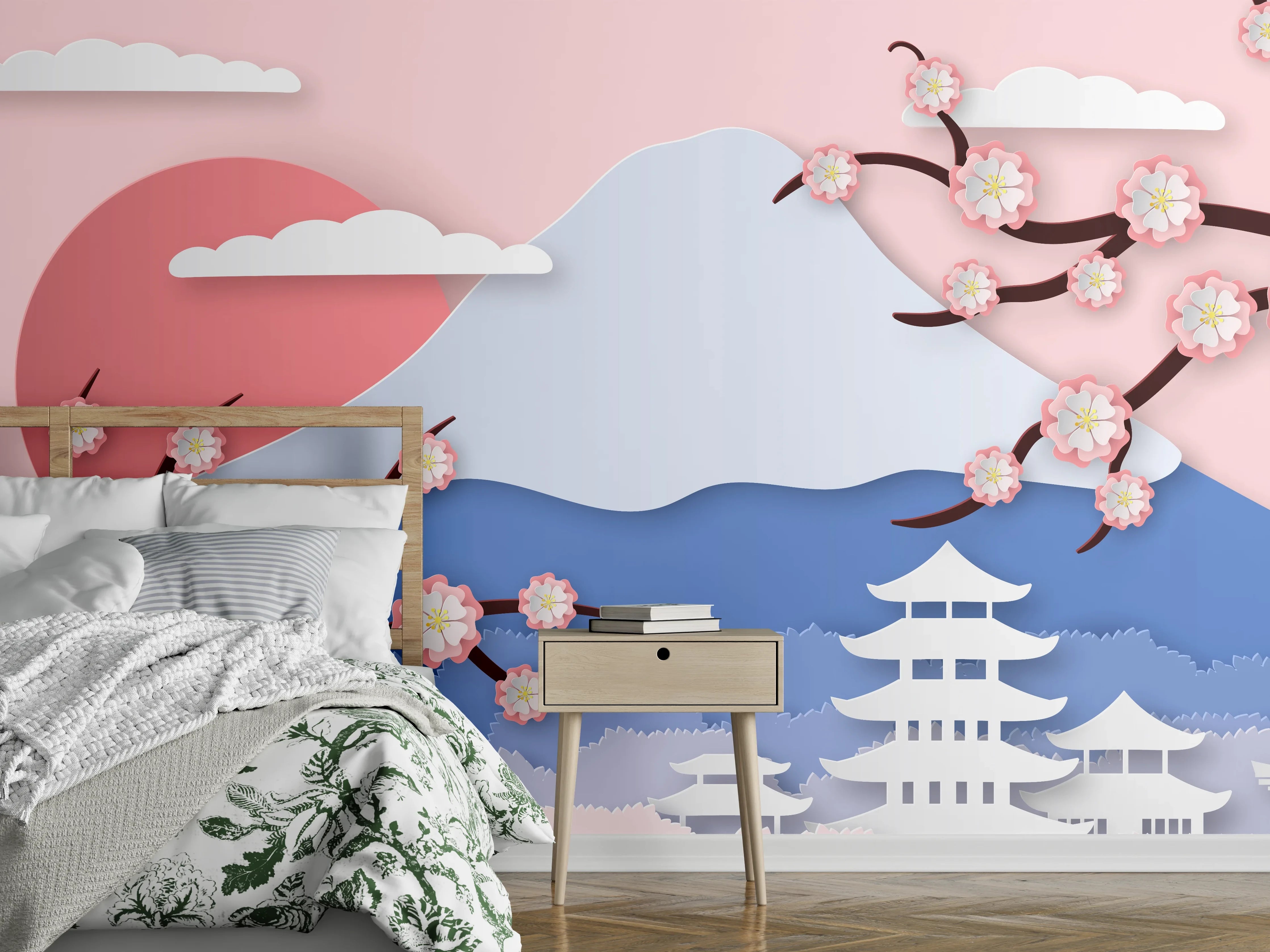 Wandverkleidung Schlafzimmer - Fujiyama modern Style