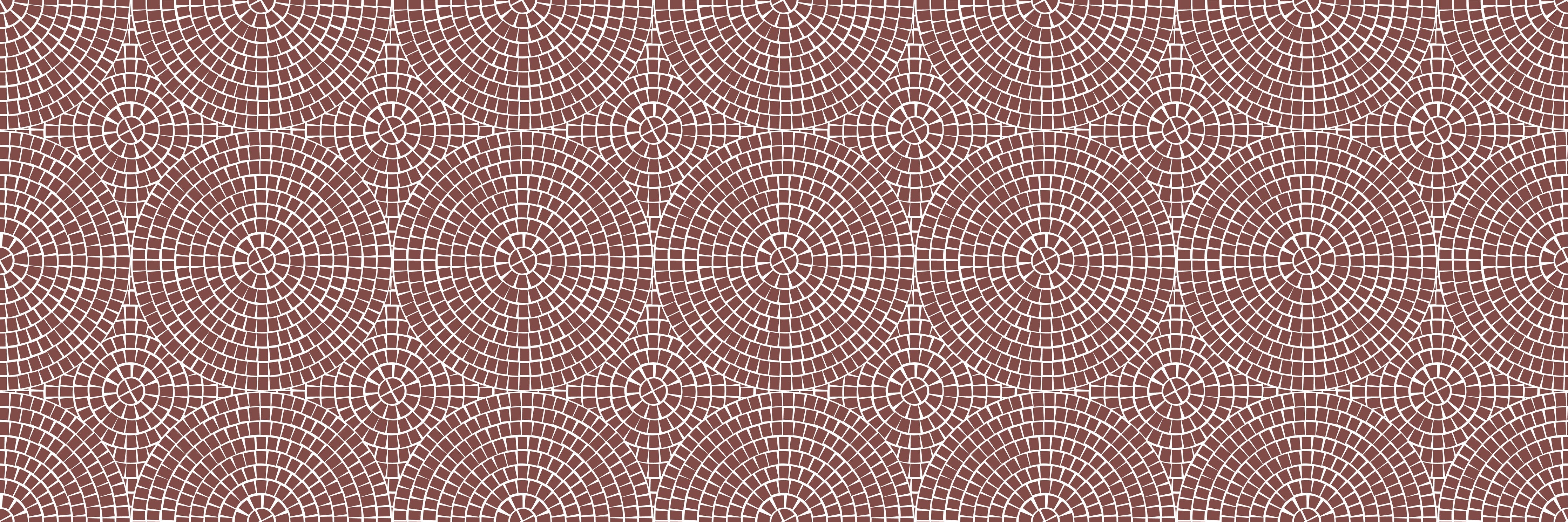 Wandverkleidung Schlafzimmer-Geometrisches Muster in Braun-Weiß