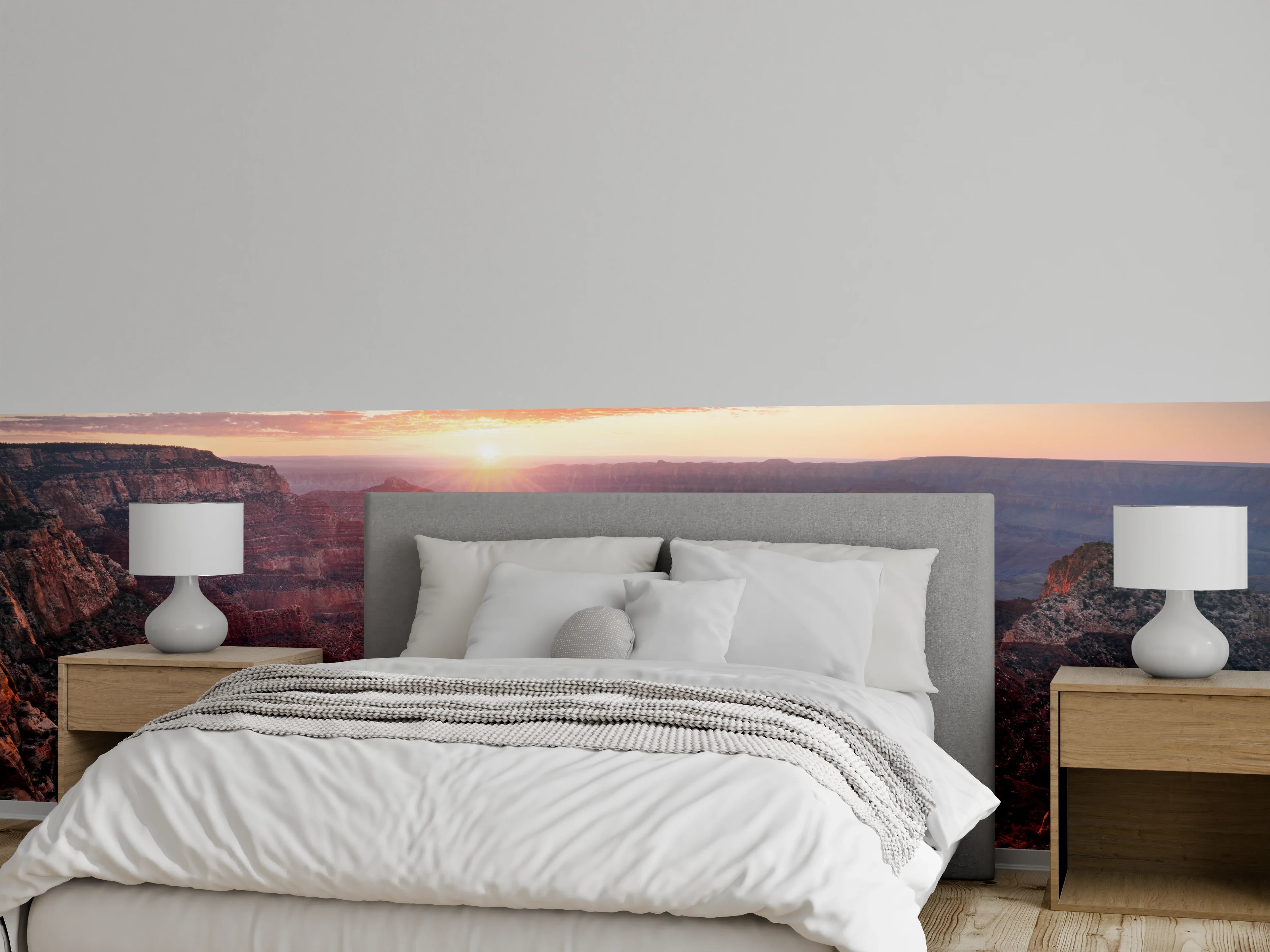 Wandverkleidung Schlafzimmer - Grand Canyon Sonnenuntergang Landschaftsfoto