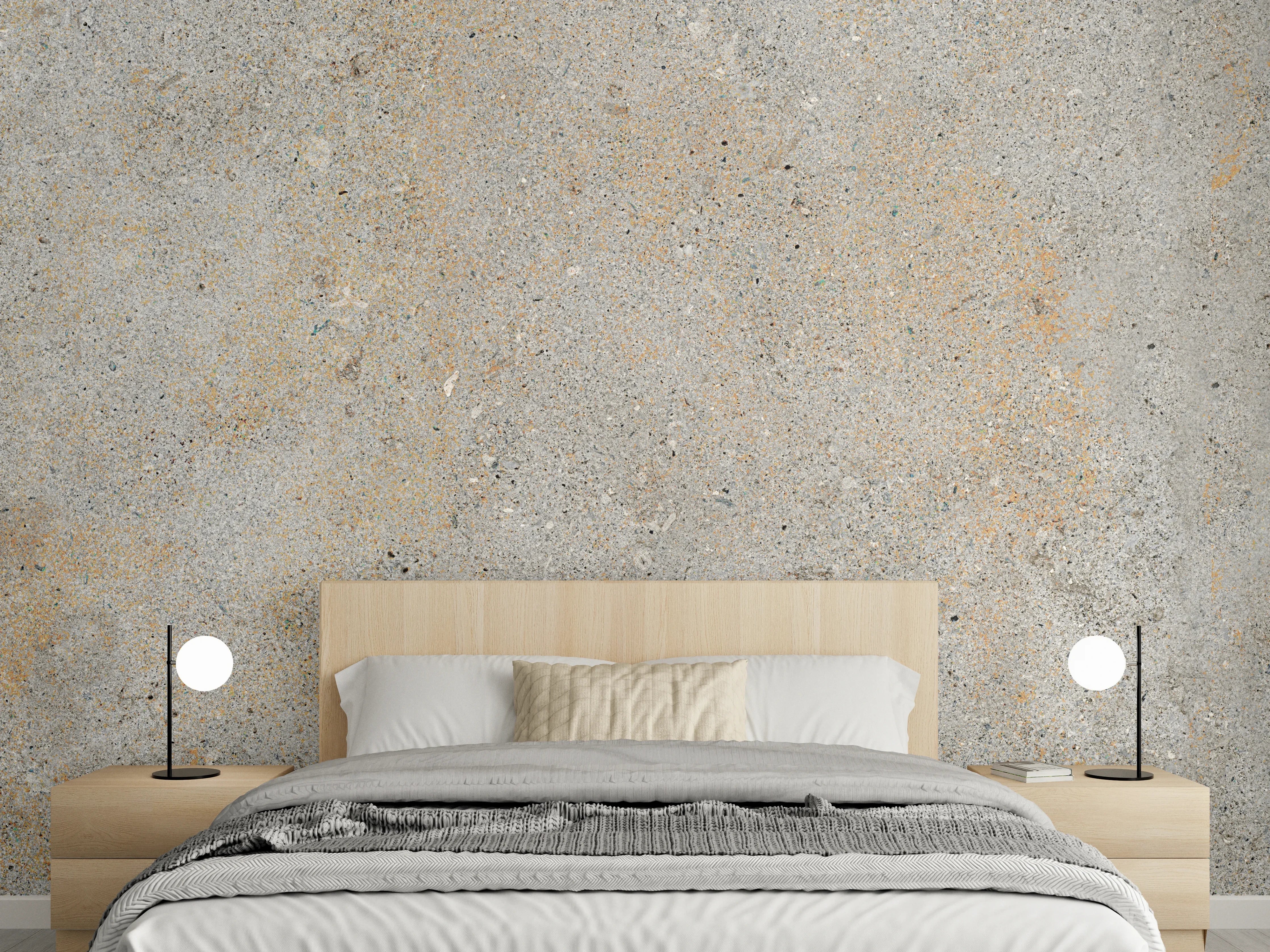 Wandverkleidung Schlafzimmer - Grau städtische Marmortextur