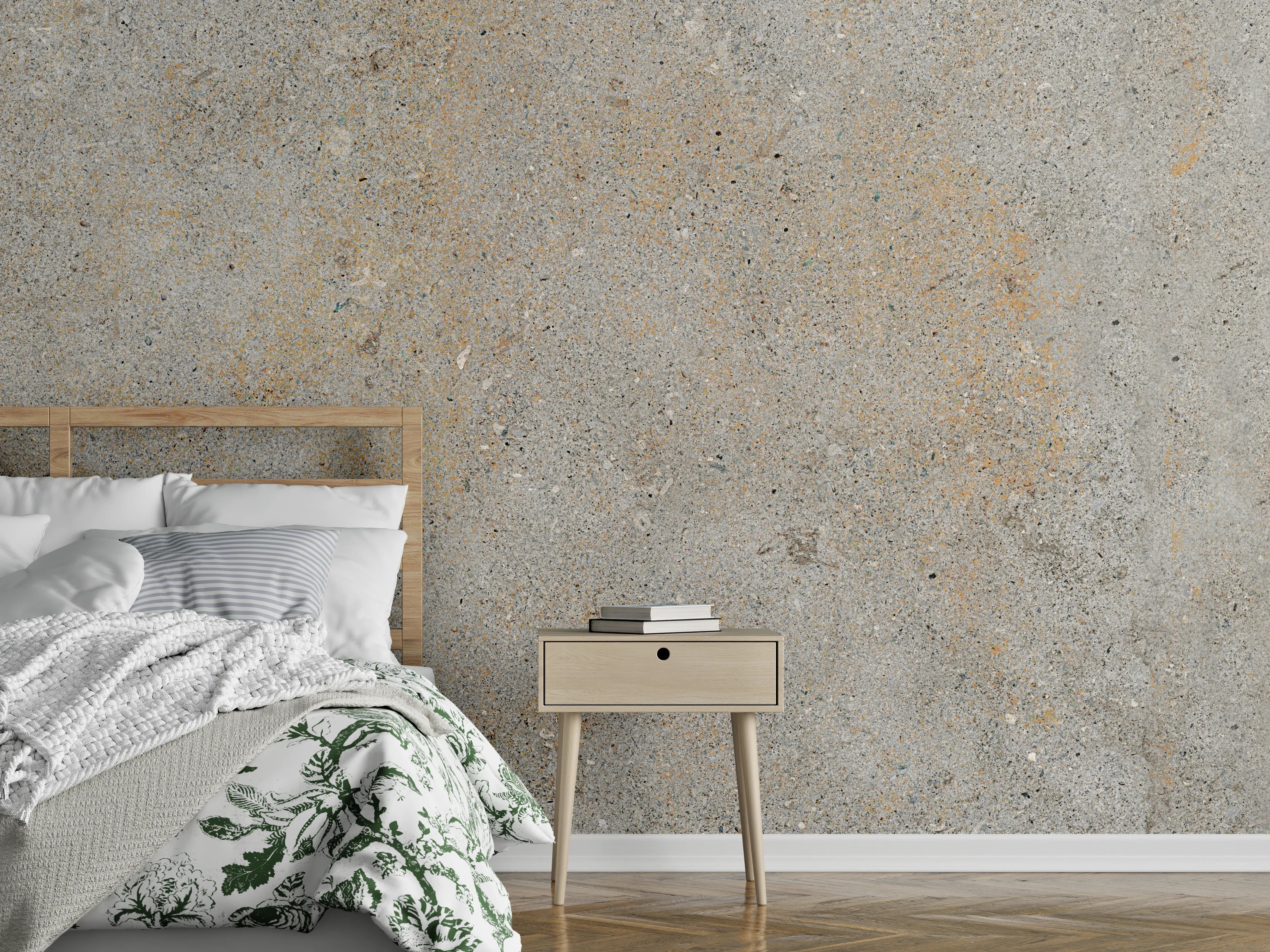 Wandverkleidung Schlafzimmer - Grau städtische Marmortextur