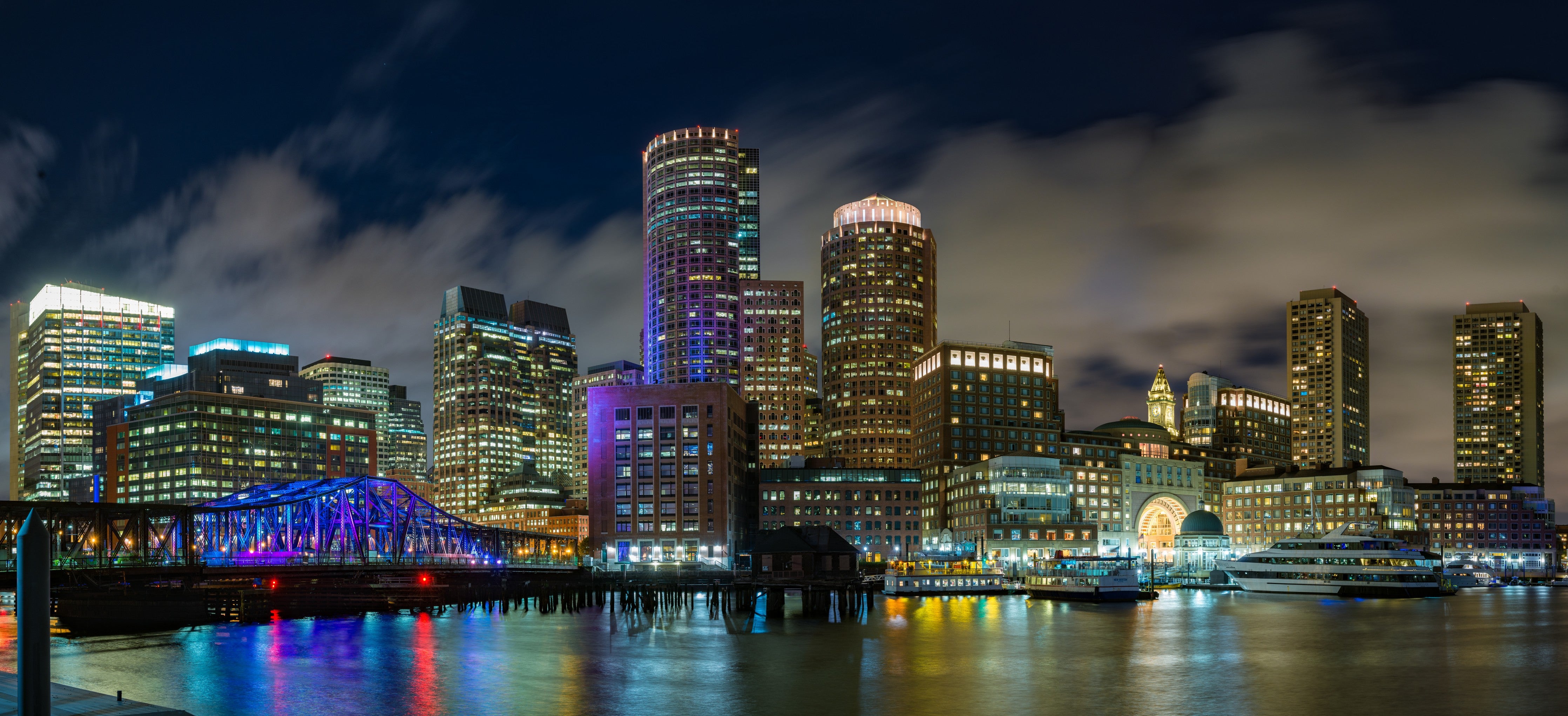 Wandverkleidung Schlafzimmer-Hafen von Boston