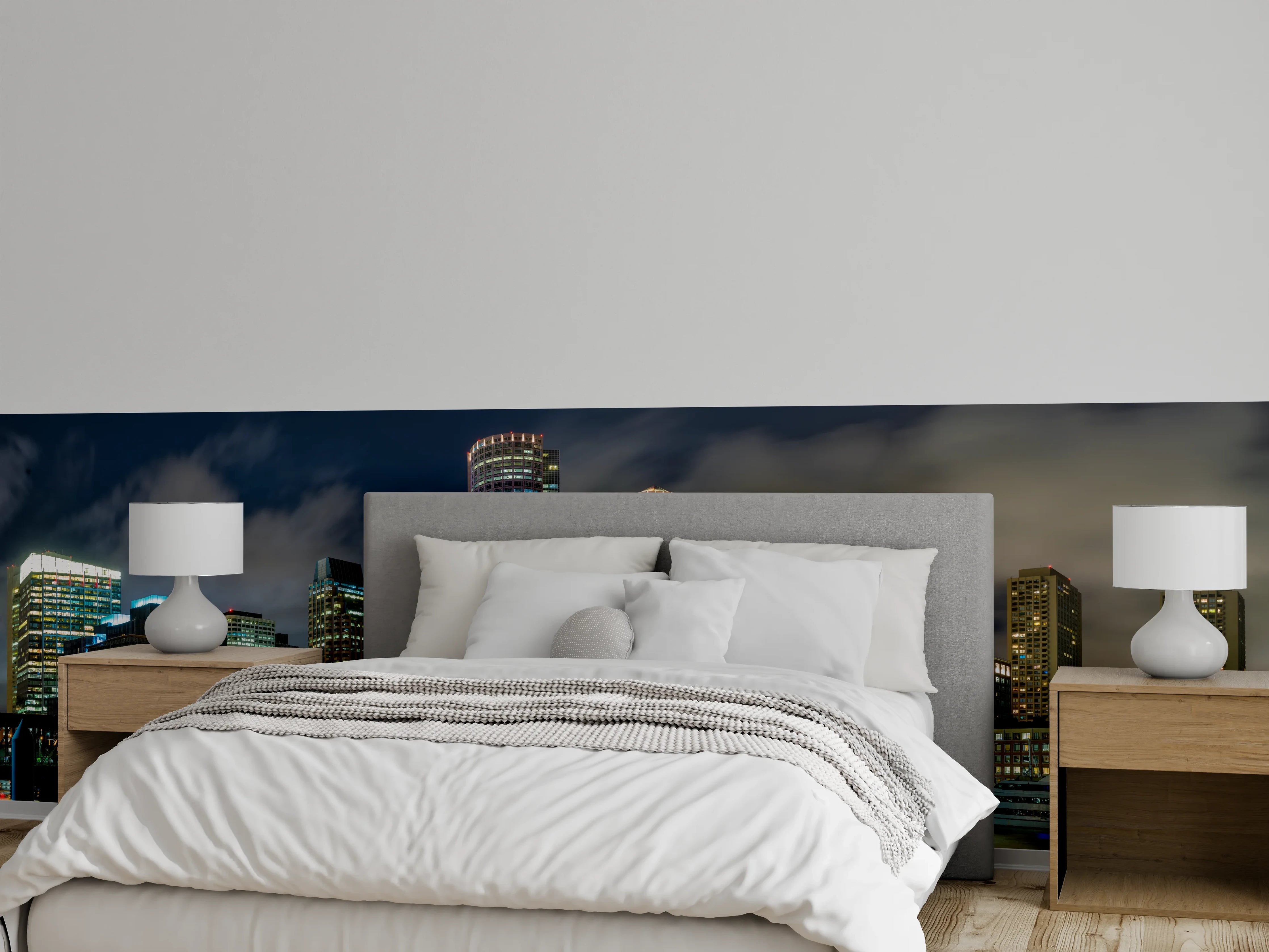 Wandverkleidung Schlafzimmer - Hafen von Boston