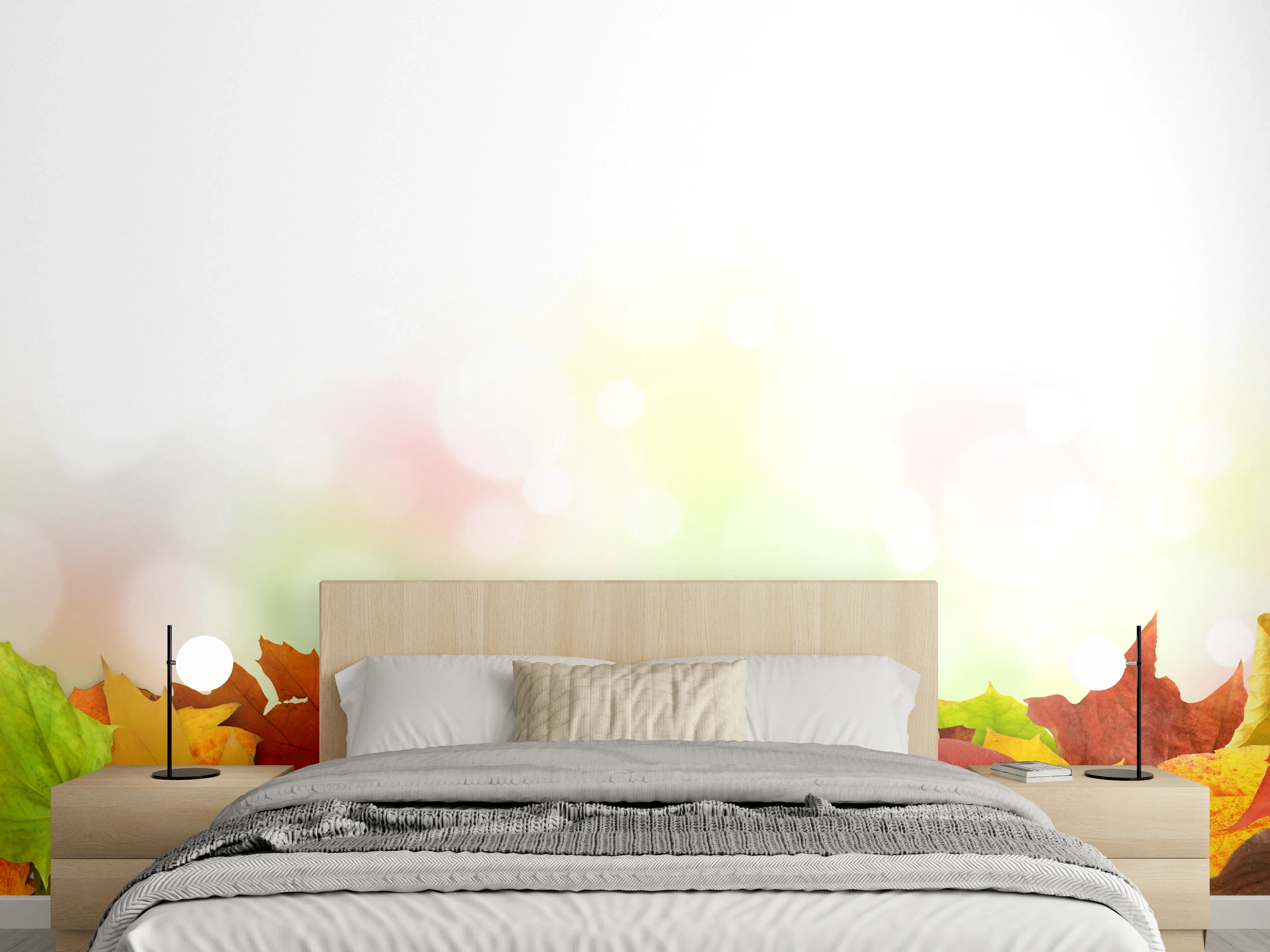 Wandverkleidung Schlafzimmer - Herbst Fantasie