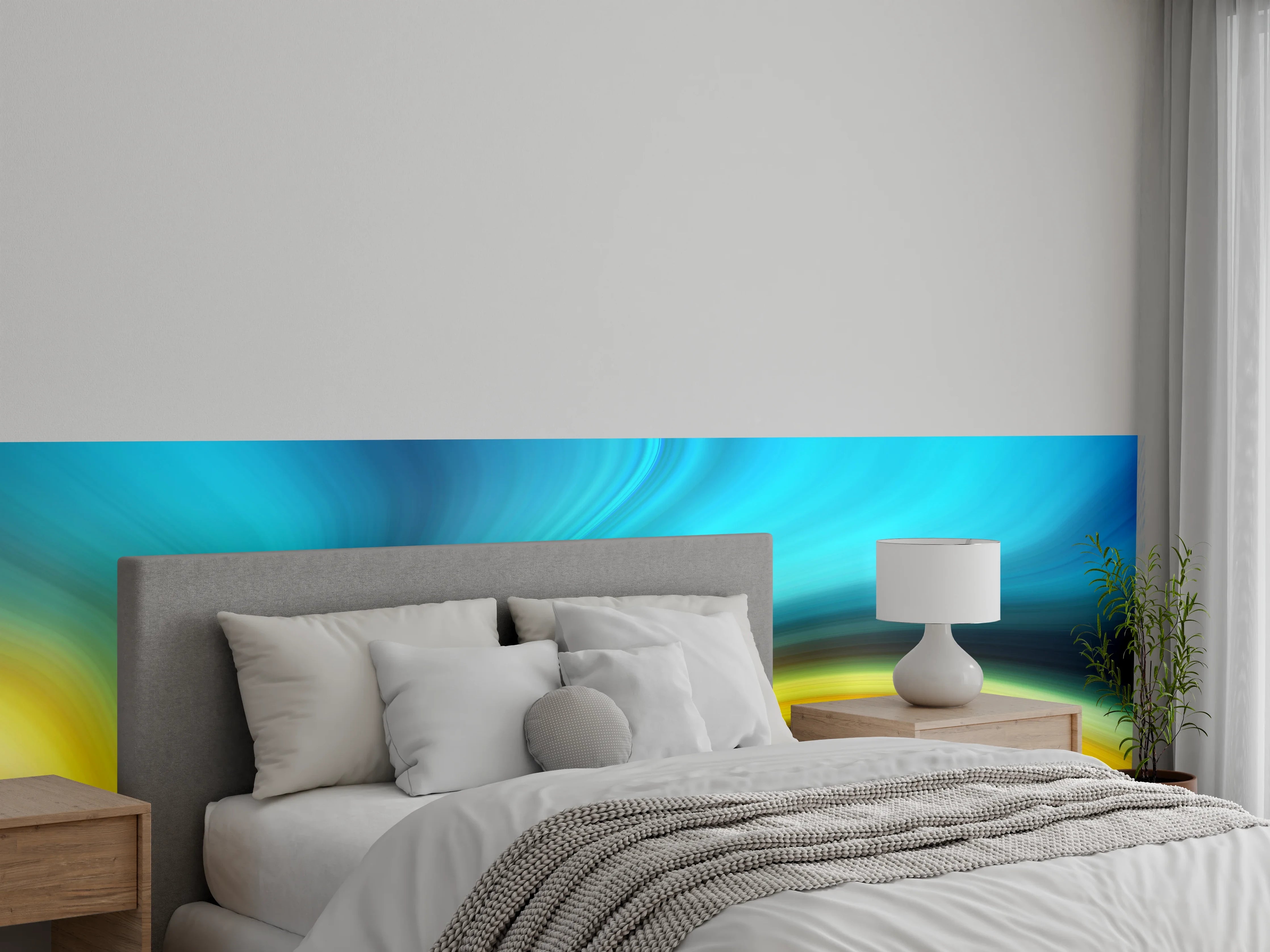 Wandverkleidung Schlafzimmer - Hintergrundgestaltung