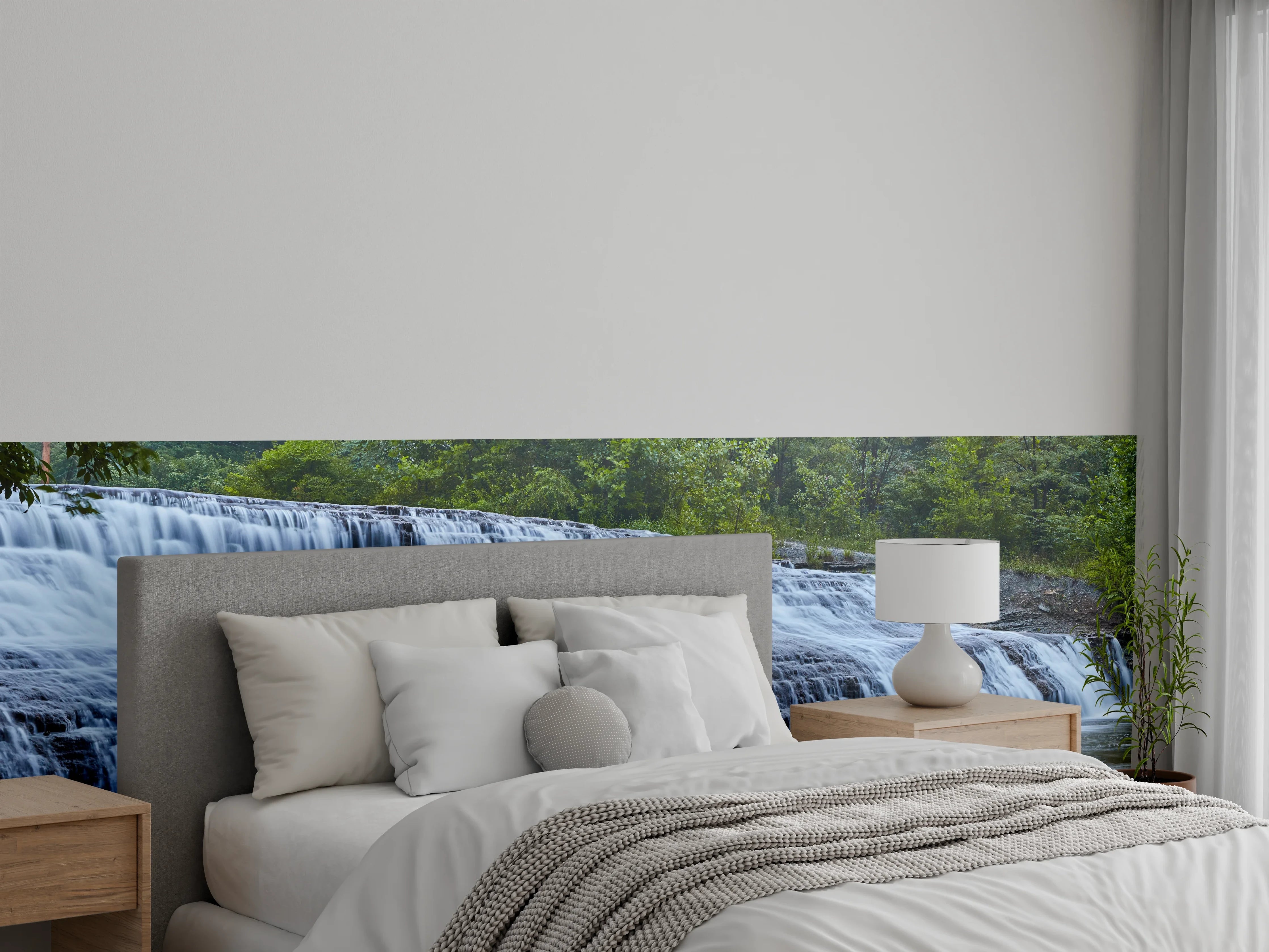 Wandverkleidung Schlafzimmer - Indiana Wasserfall