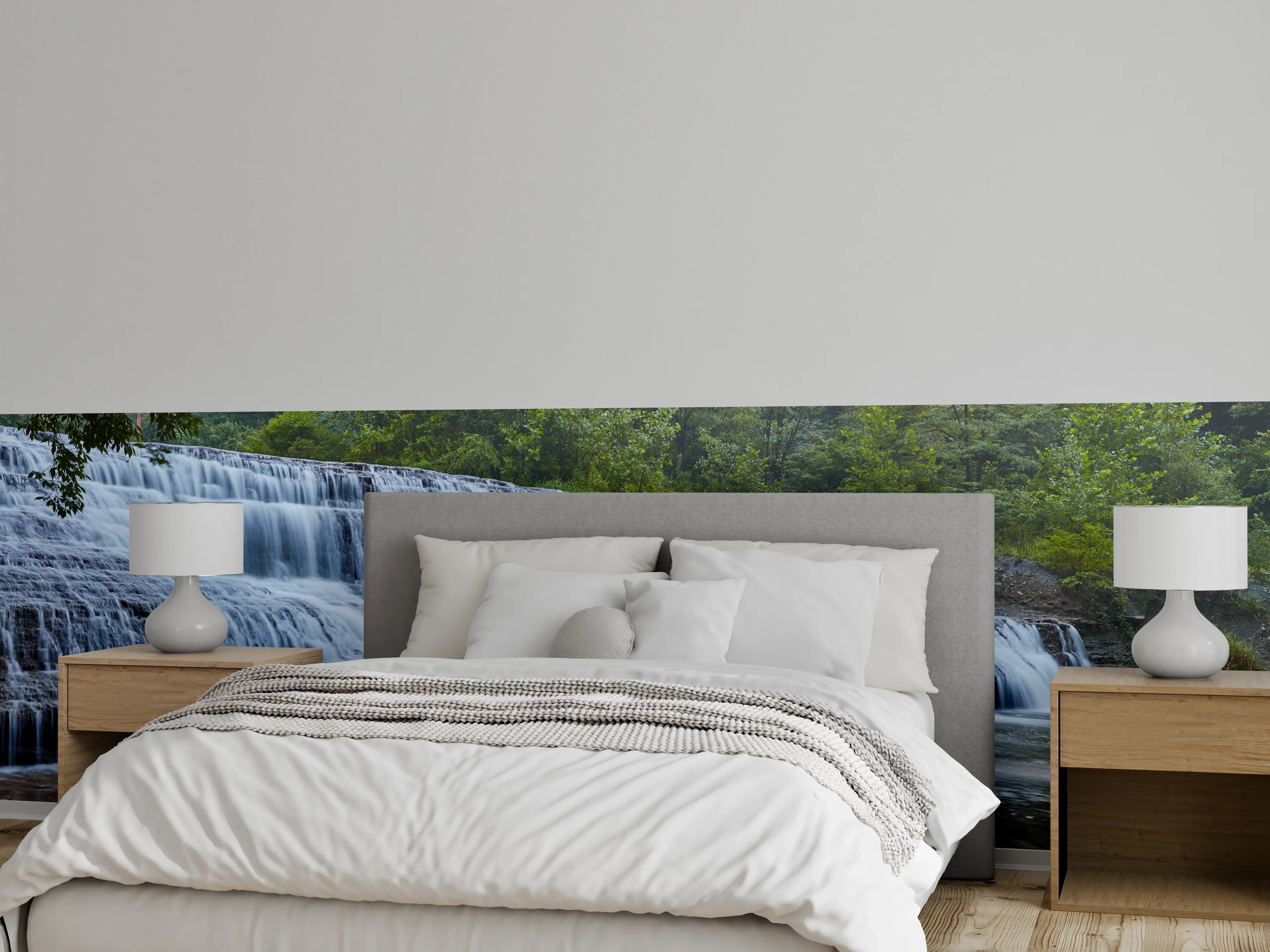 Wandverkleidung Schlafzimmer - Indiana Wasserfall