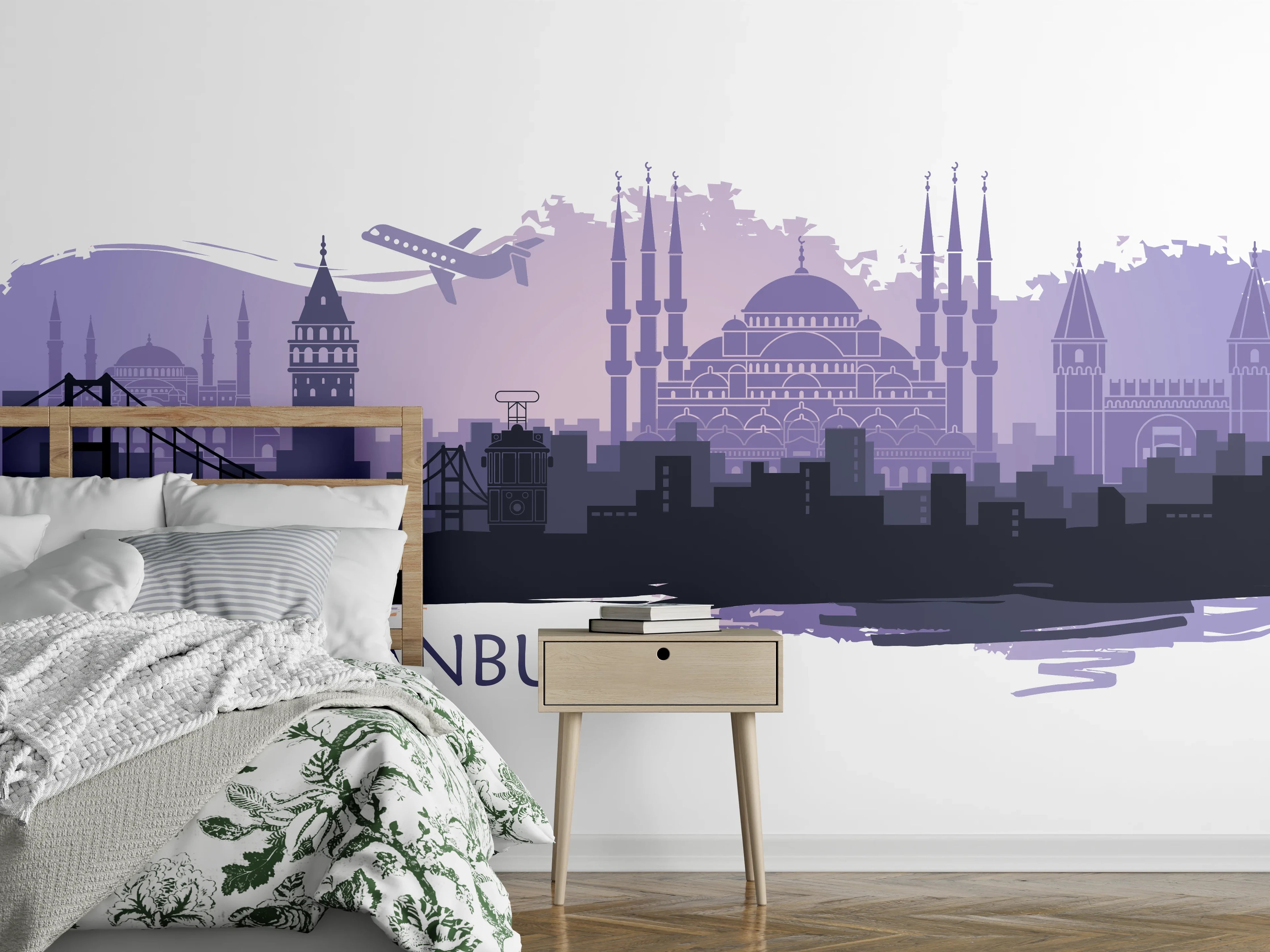 Wandverkleidung Schlafzimmer - Istanbul Painting