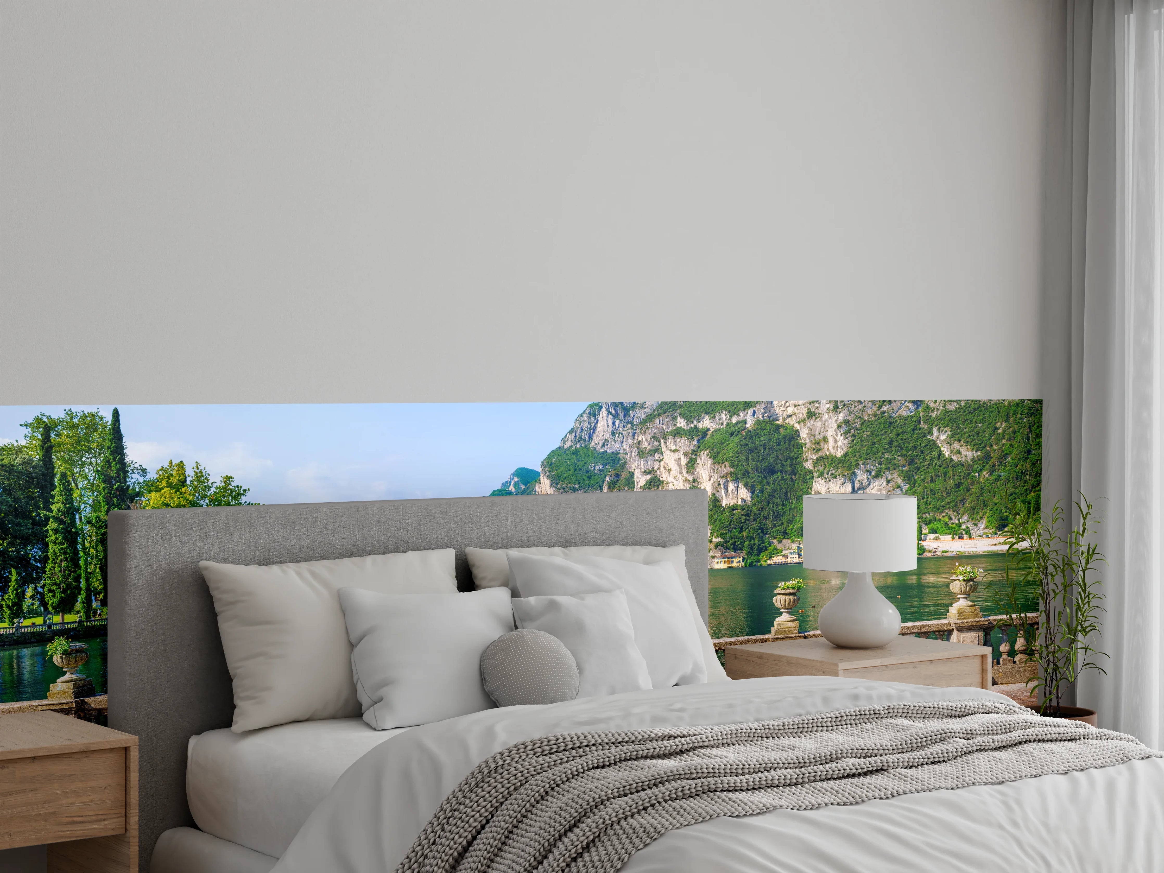 Wandverkleidung Schlafzimmer - Italien Riva del Garda See
