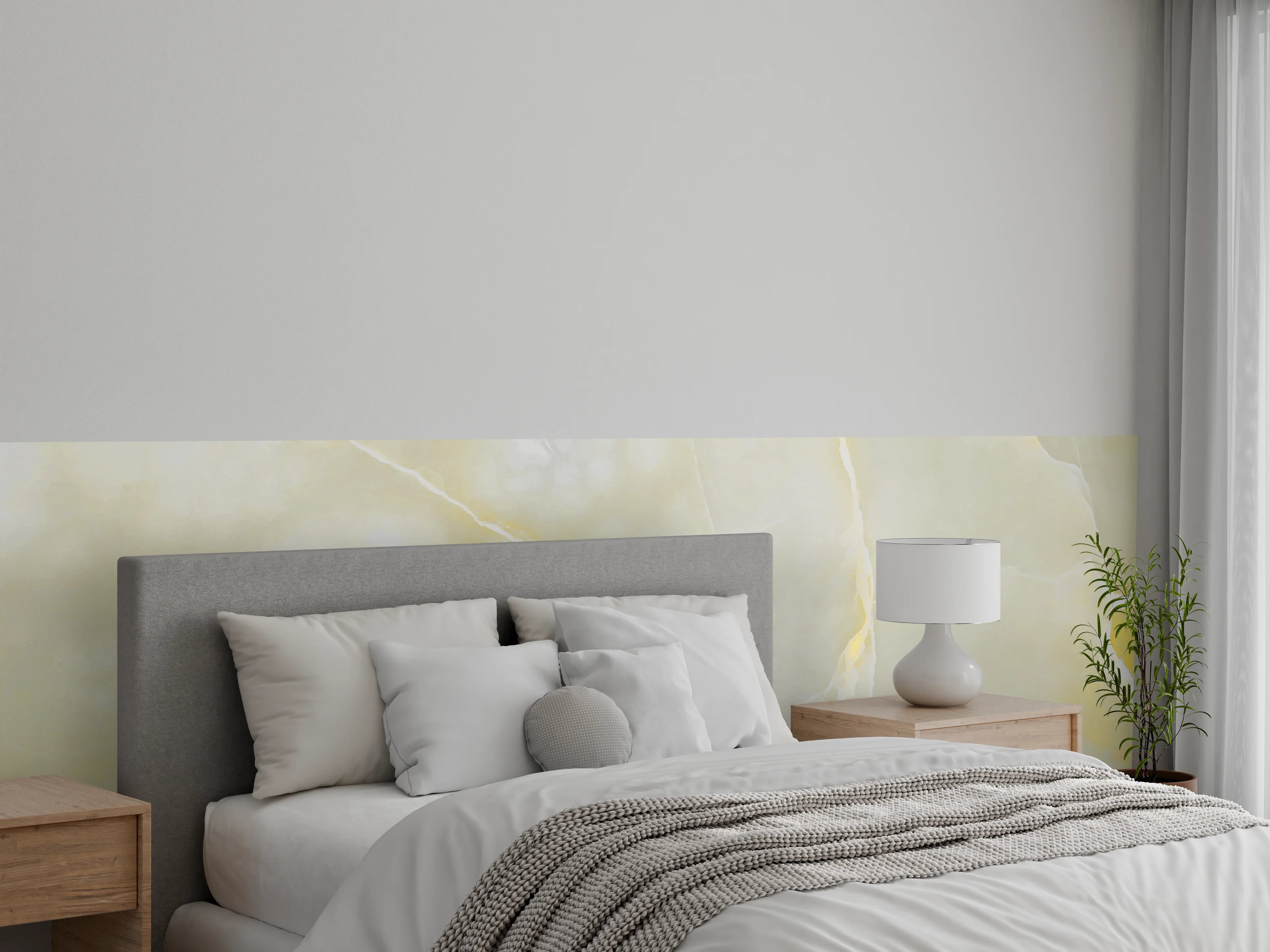 Wandverkleidung Schlafzimmer - Italienischer bunter Beige breccia Marmor