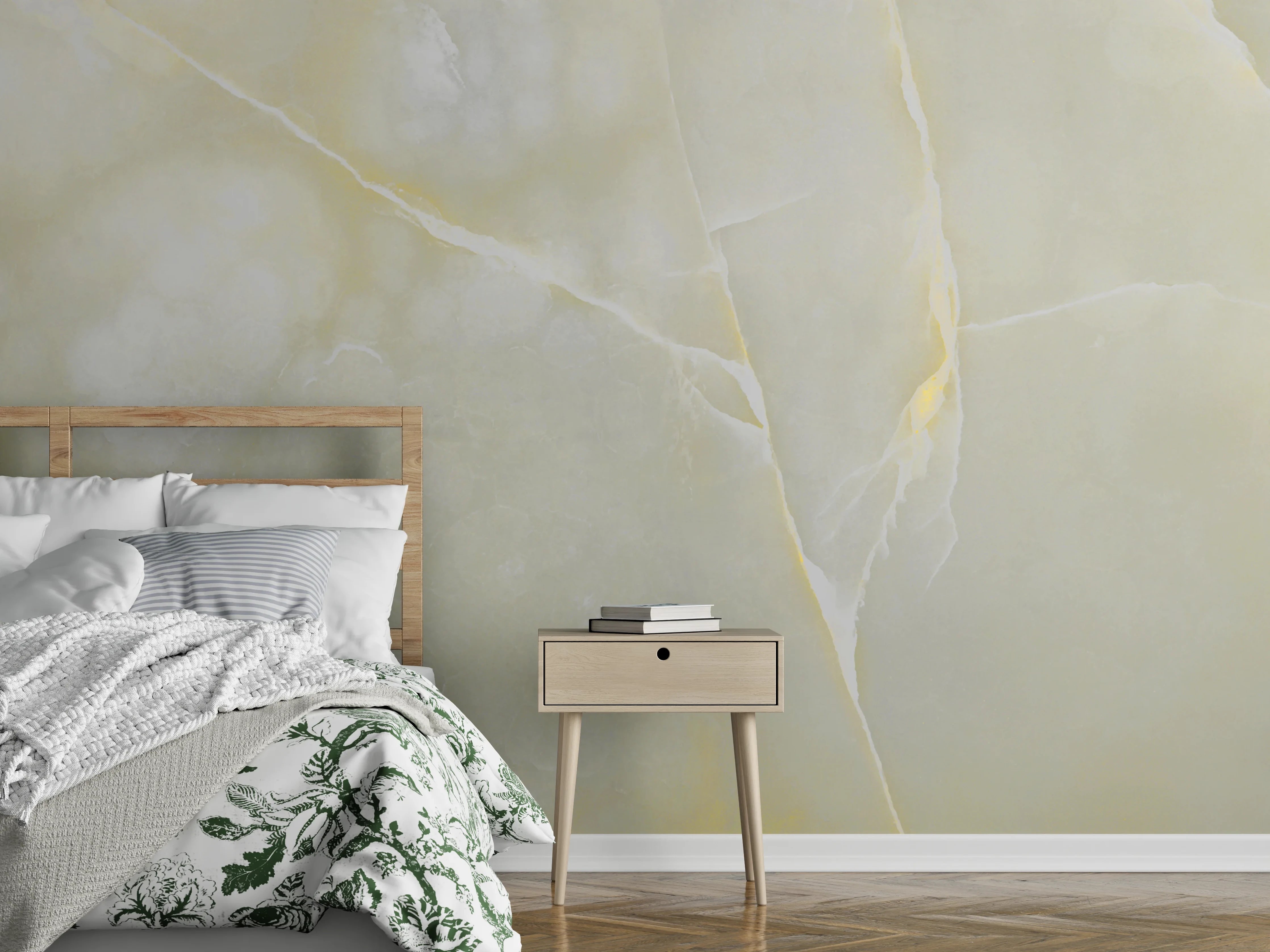 Wandverkleidung Schlafzimmer - Italienischer bunter Beige breccia Marmor