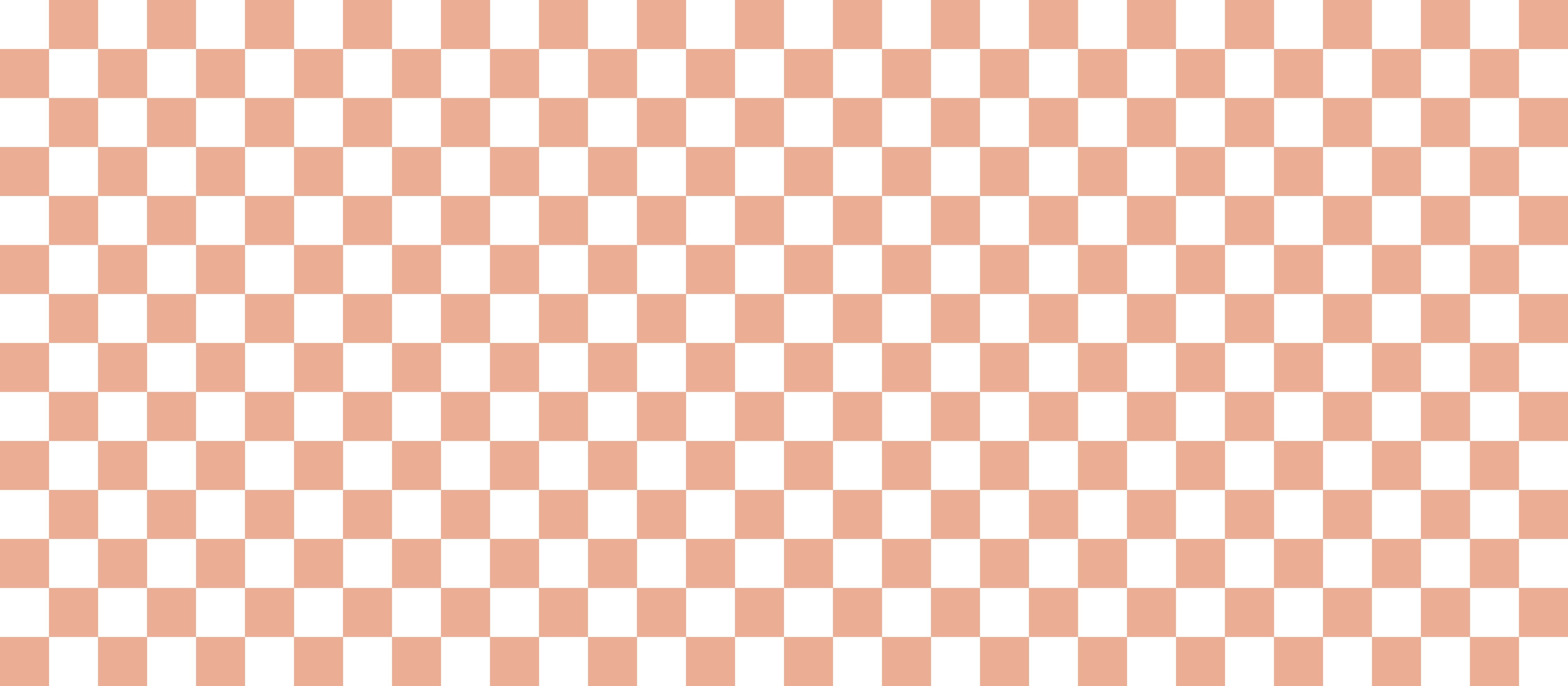 Wandverkleidung Schlafzimmer-Kariertes Vichy-Muster in Ziegelorange