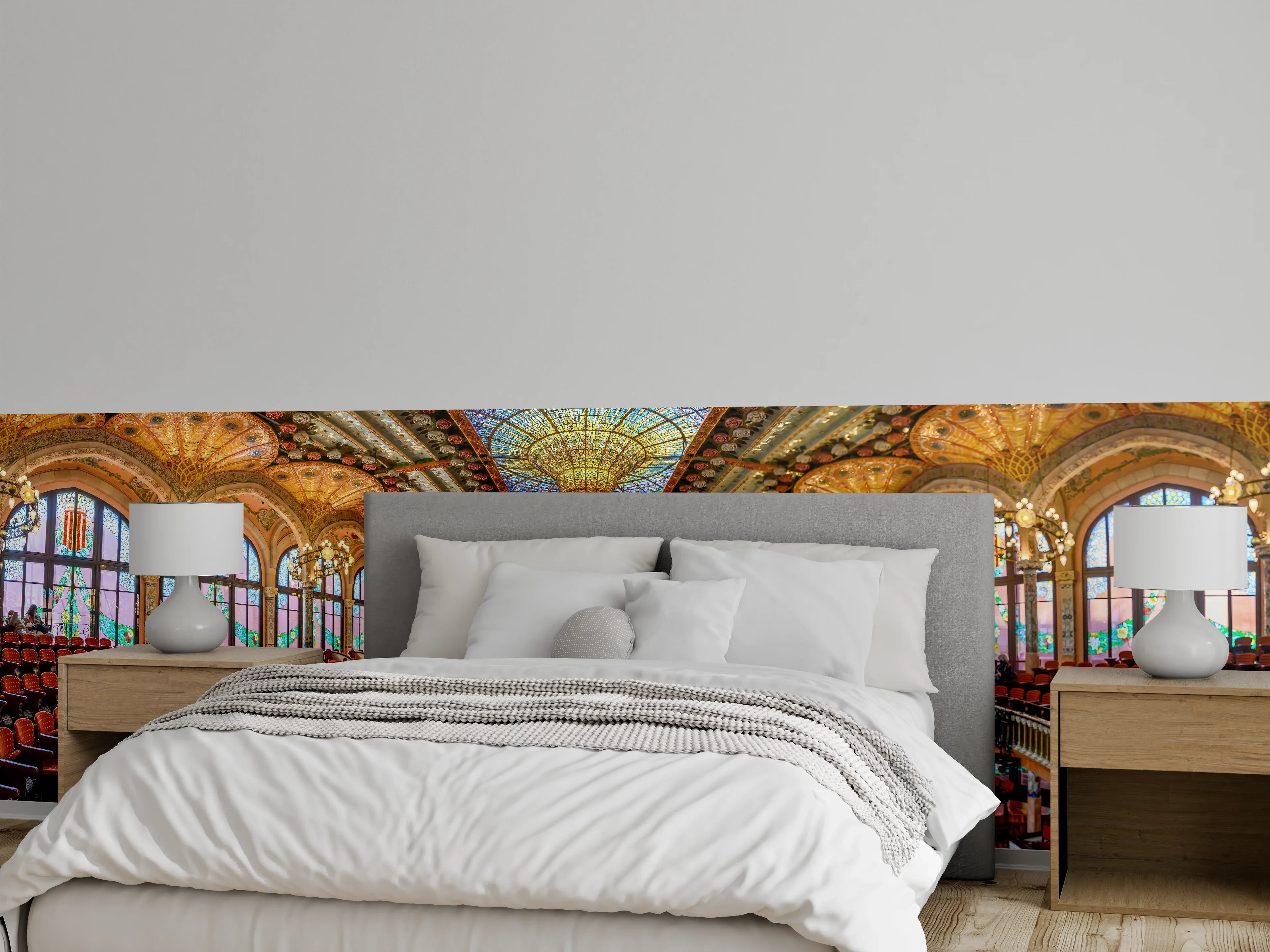 Wandverkleidung Schlafzimmer - Katalanischer Konzertsaal