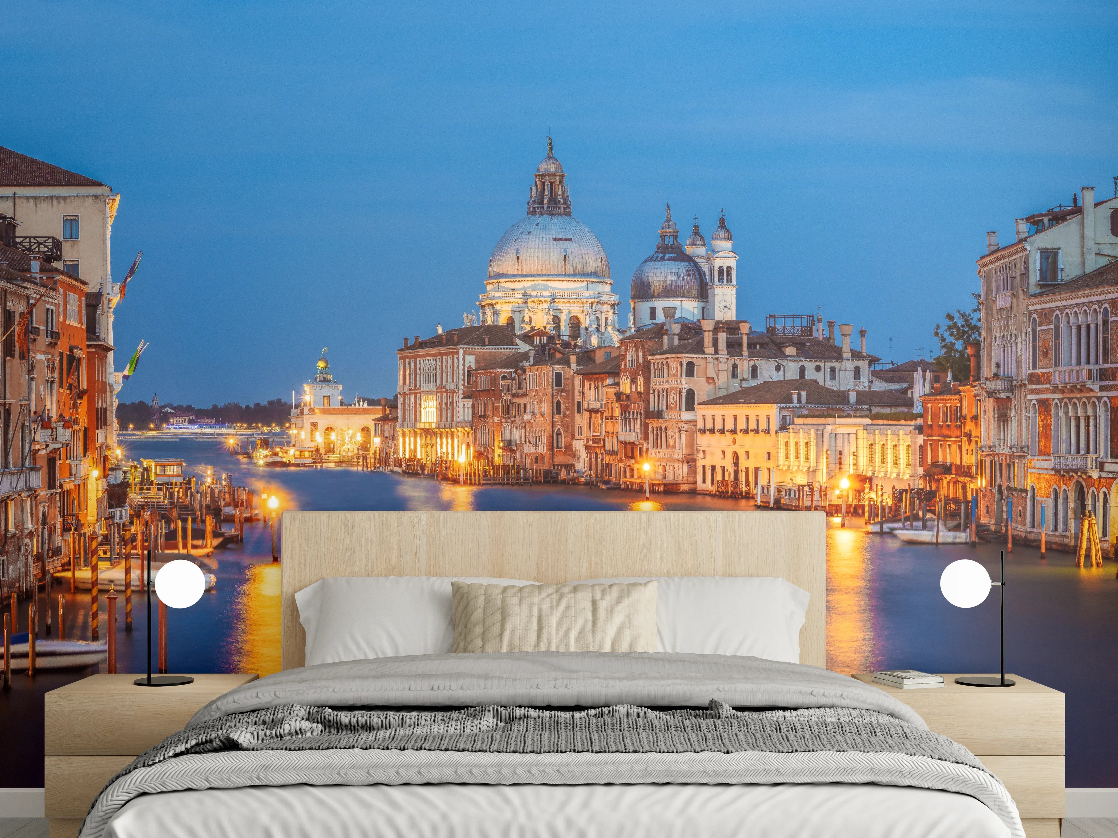 Wandverkleidung Schlafzimmer - Klassischer Panoramablick auf den Canal Grande