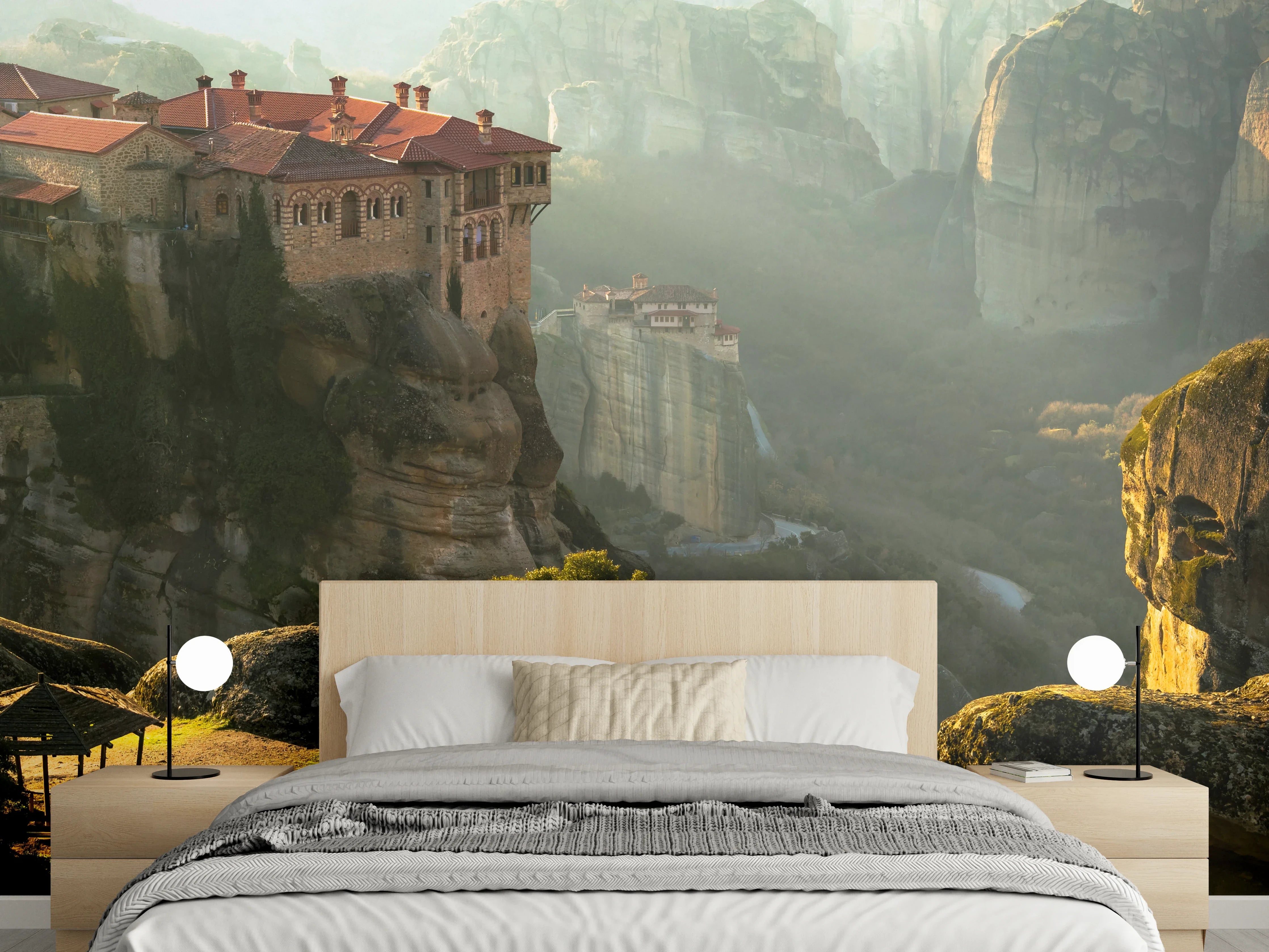 Wandverkleidung Schlafzimmer - Klöster von Meteora