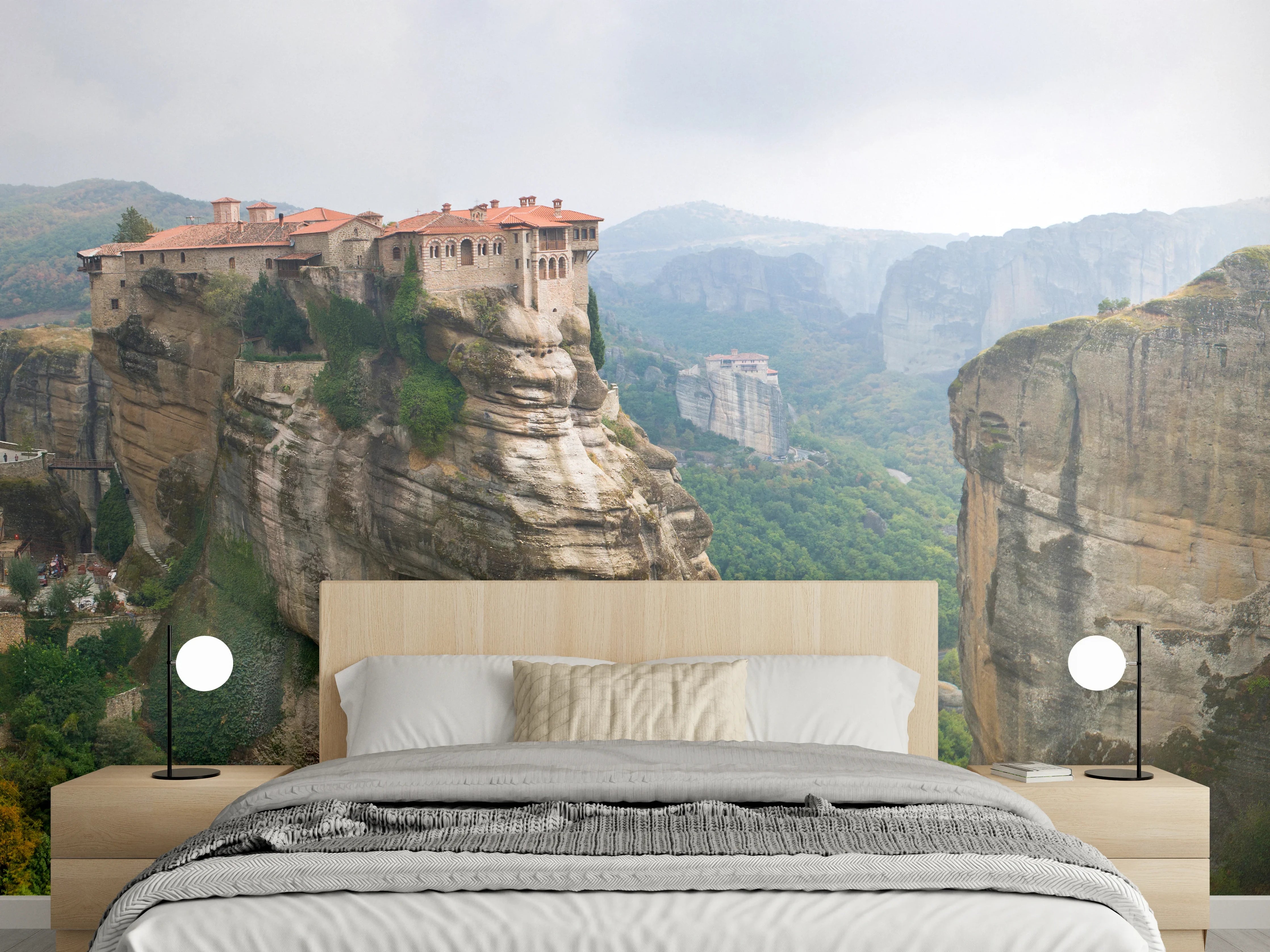 Wandverkleidung Schlafzimmer - Kloster von Varlaam in Kalambaka