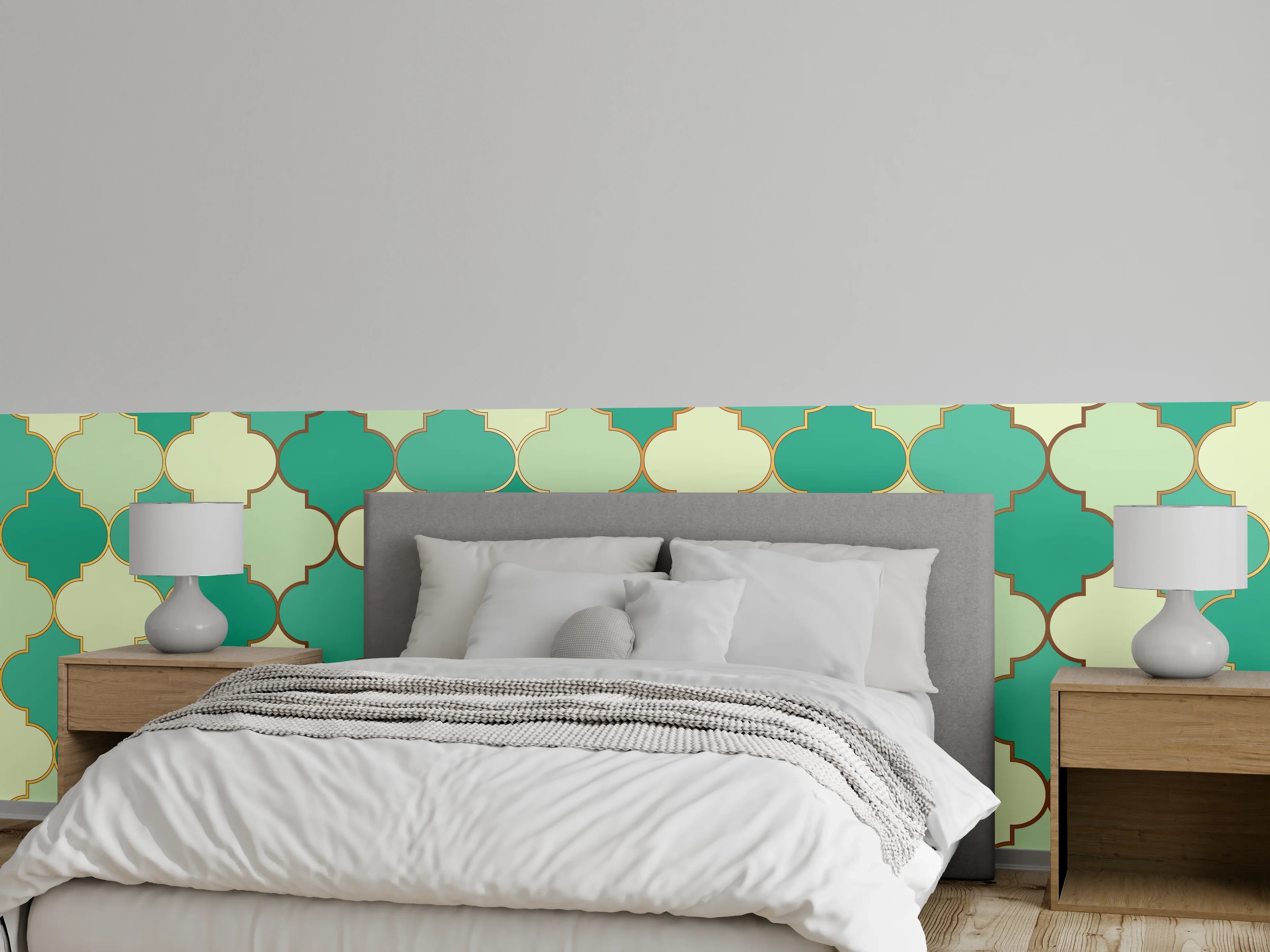 Wandverkleidung Schlafzimmer - Königliche Wandverzierung