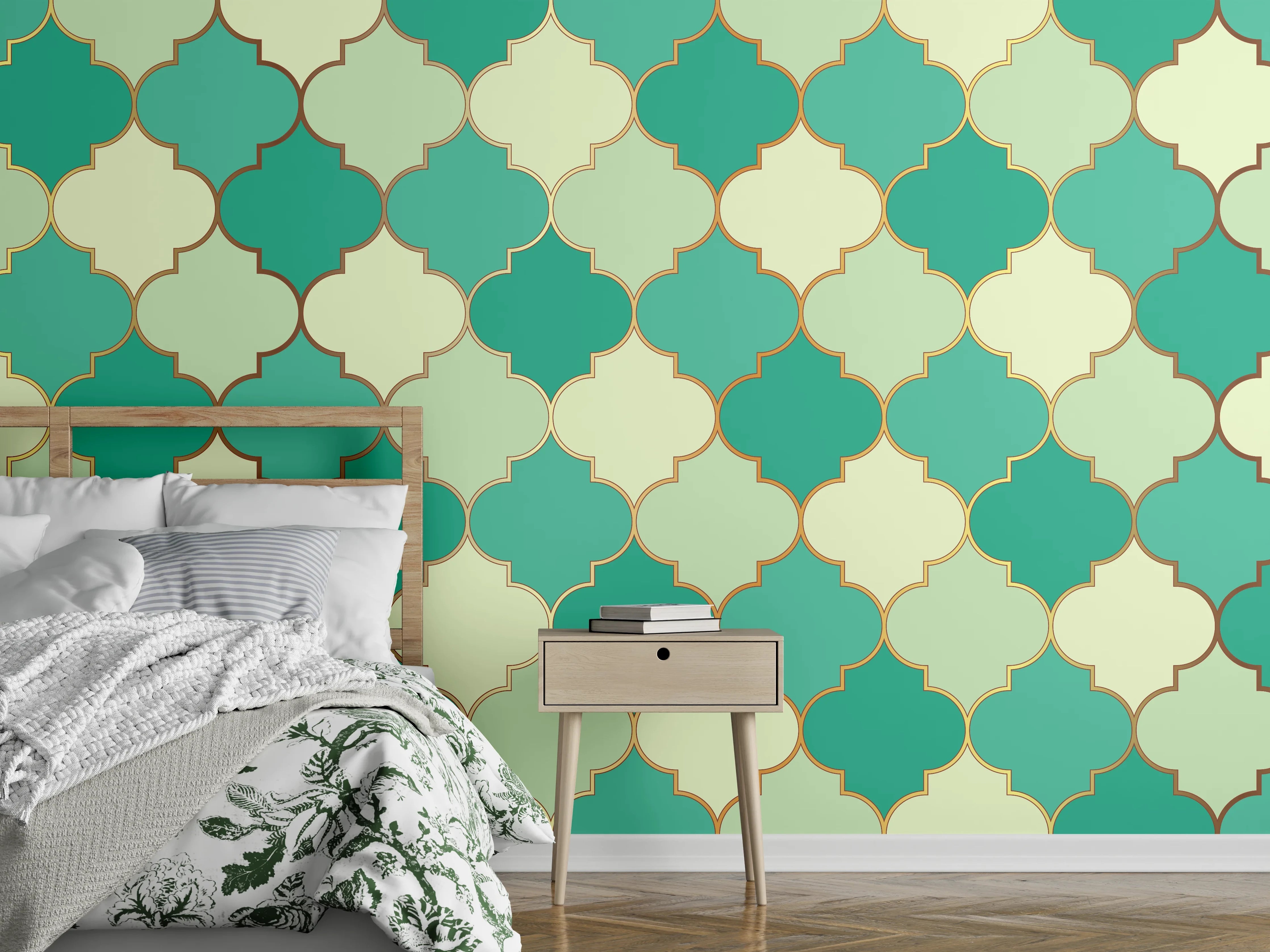 Wandverkleidung Schlafzimmer - Königliche Wandverzierung