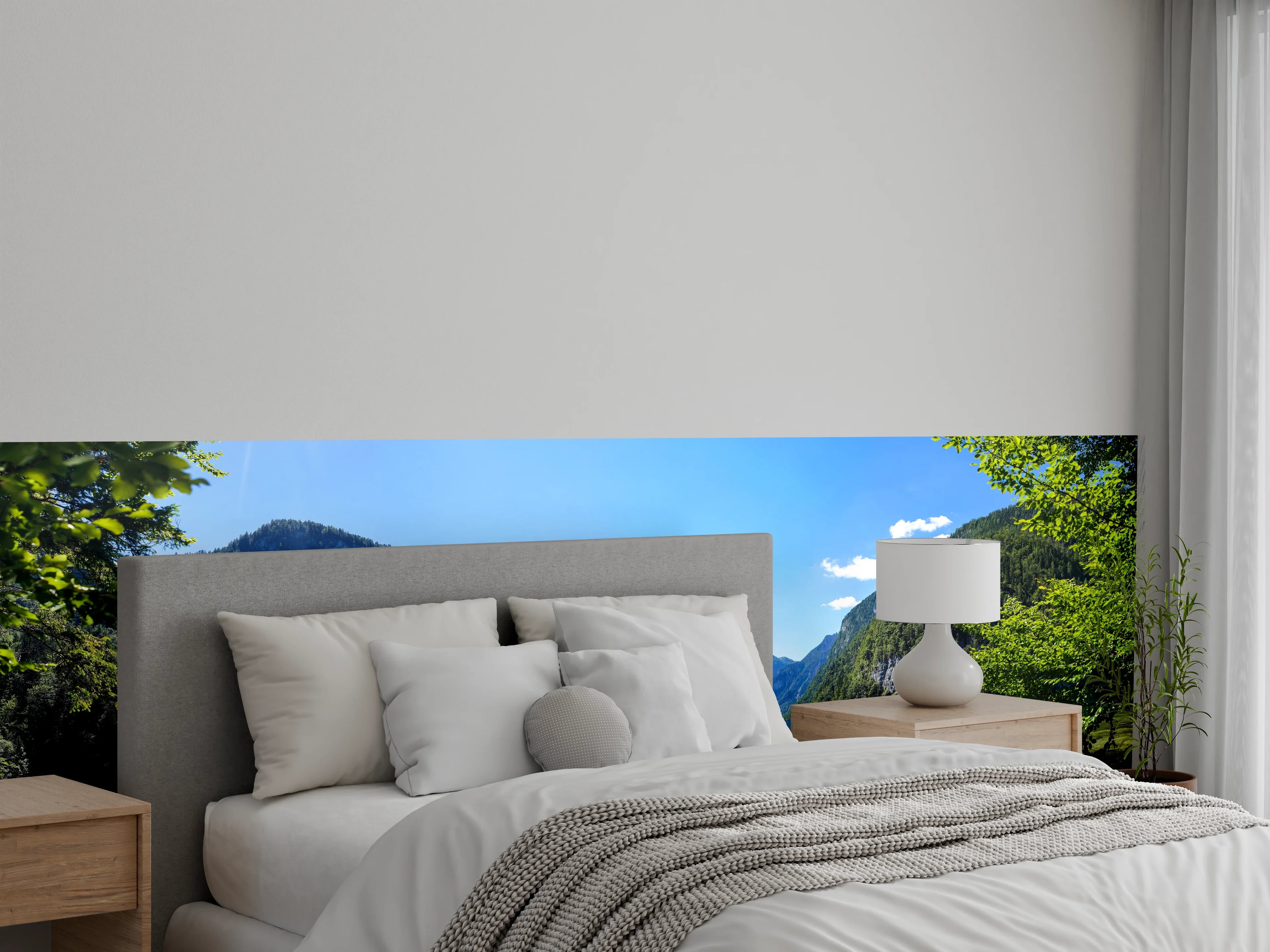 Wandverkleidung Schlafzimmer - Königsee & Berge in Alpen