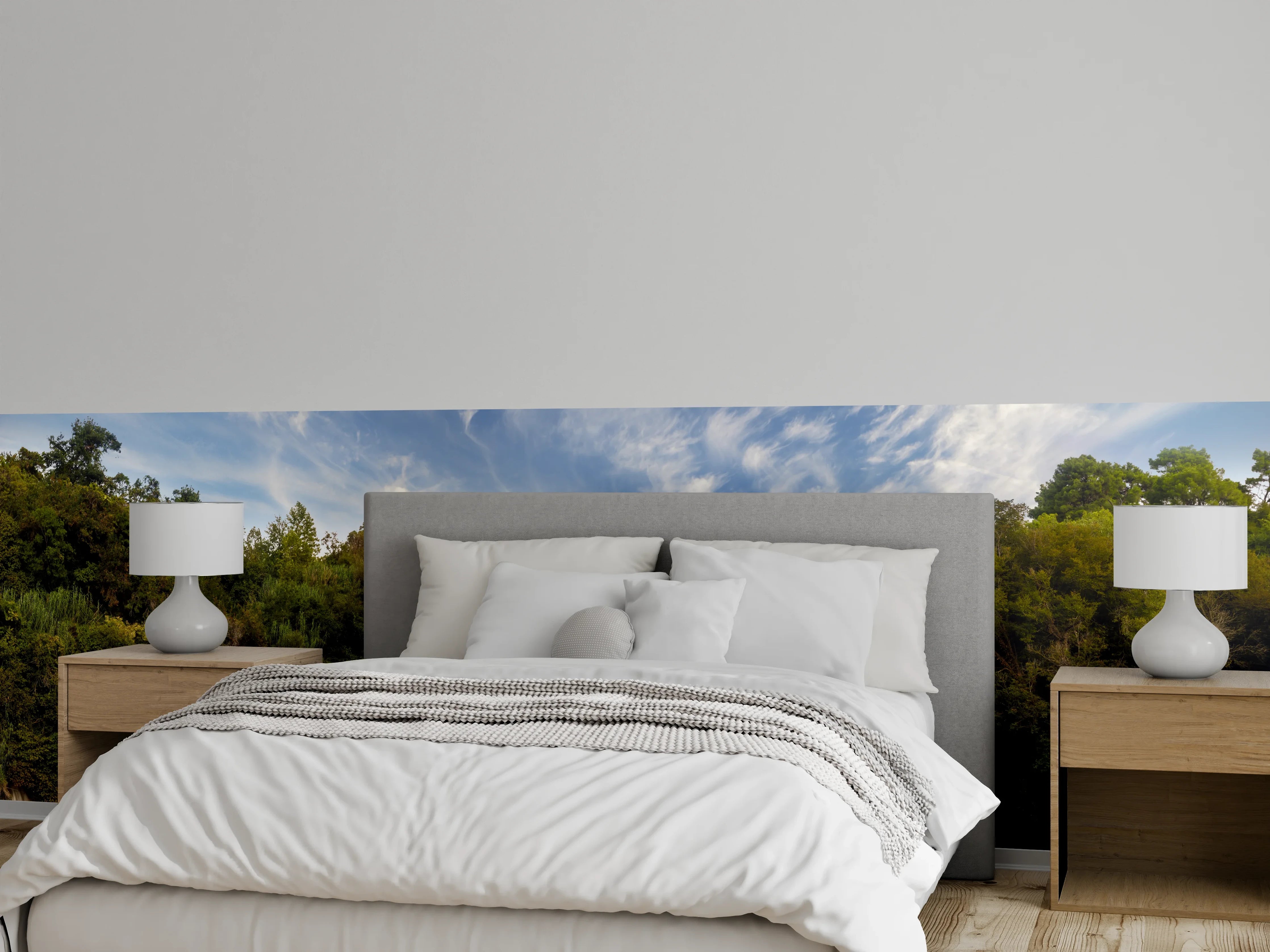 Wandverkleidung Schlafzimmer - Krka-Nationalpark-Panorama