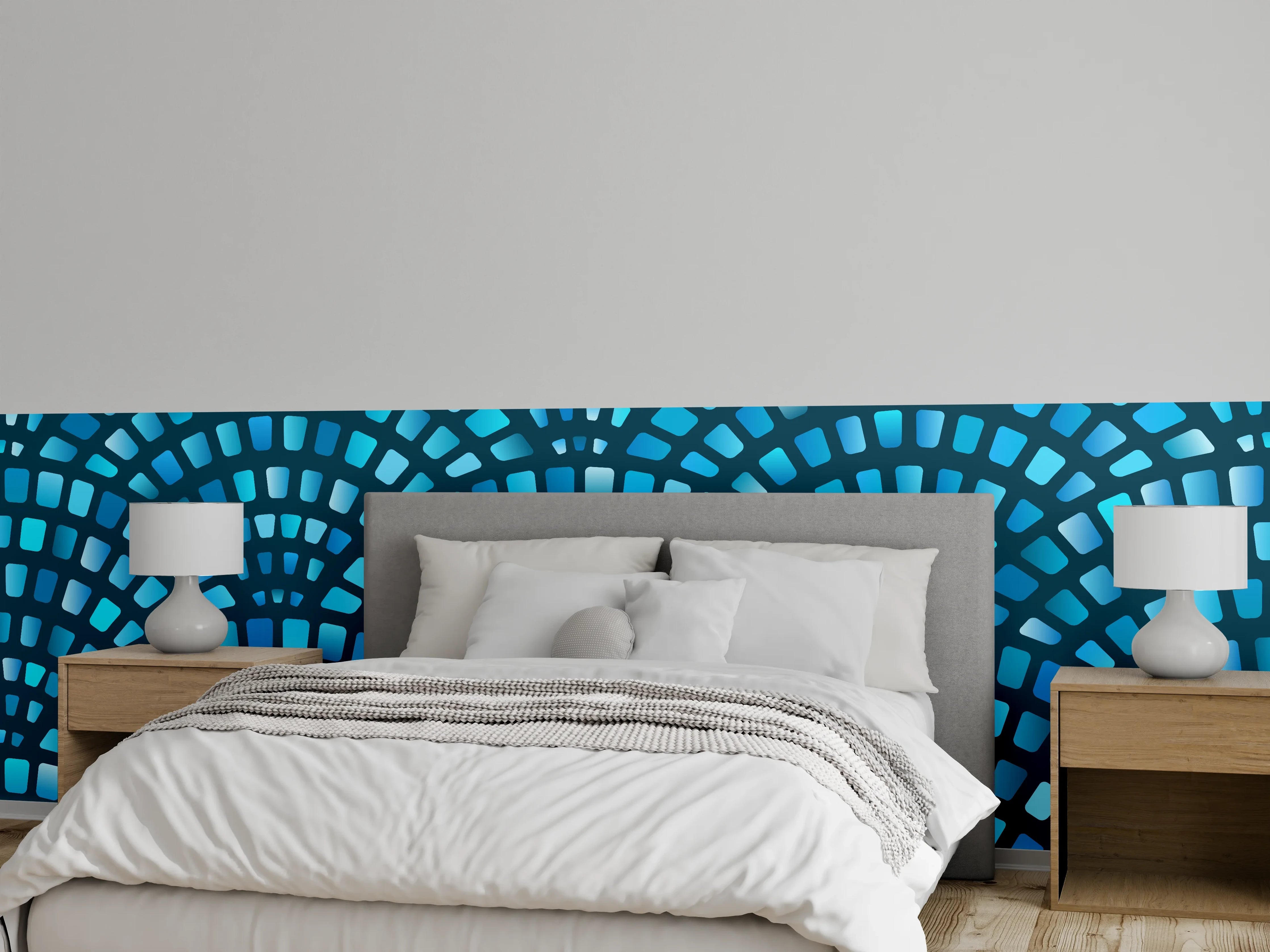 Wandverkleidung Schlafzimmer - Künstliche Steinpflaster