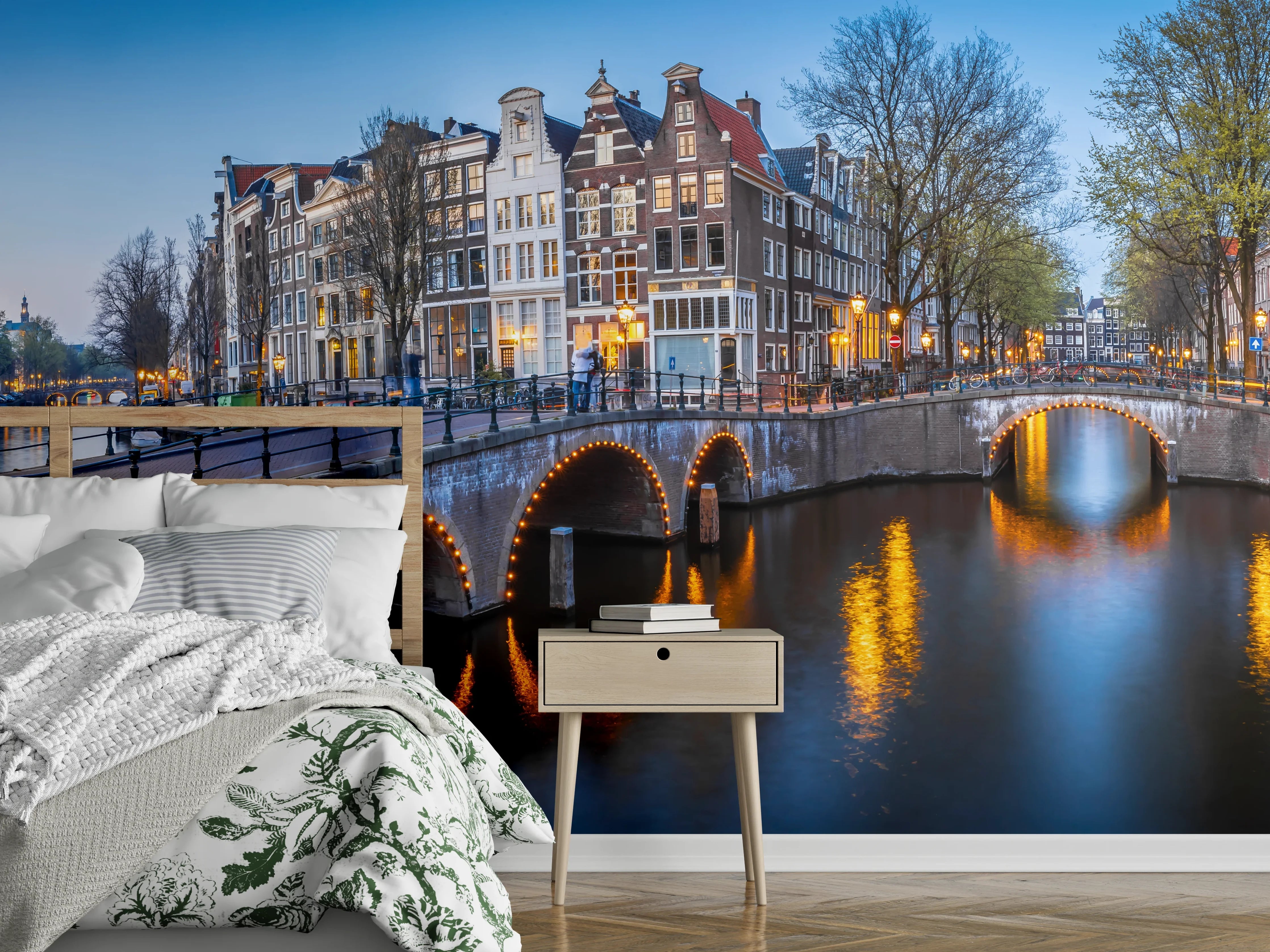 Wandverkleidung Schlafzimmer - Leidsegracht-Brücke - Amsterdam