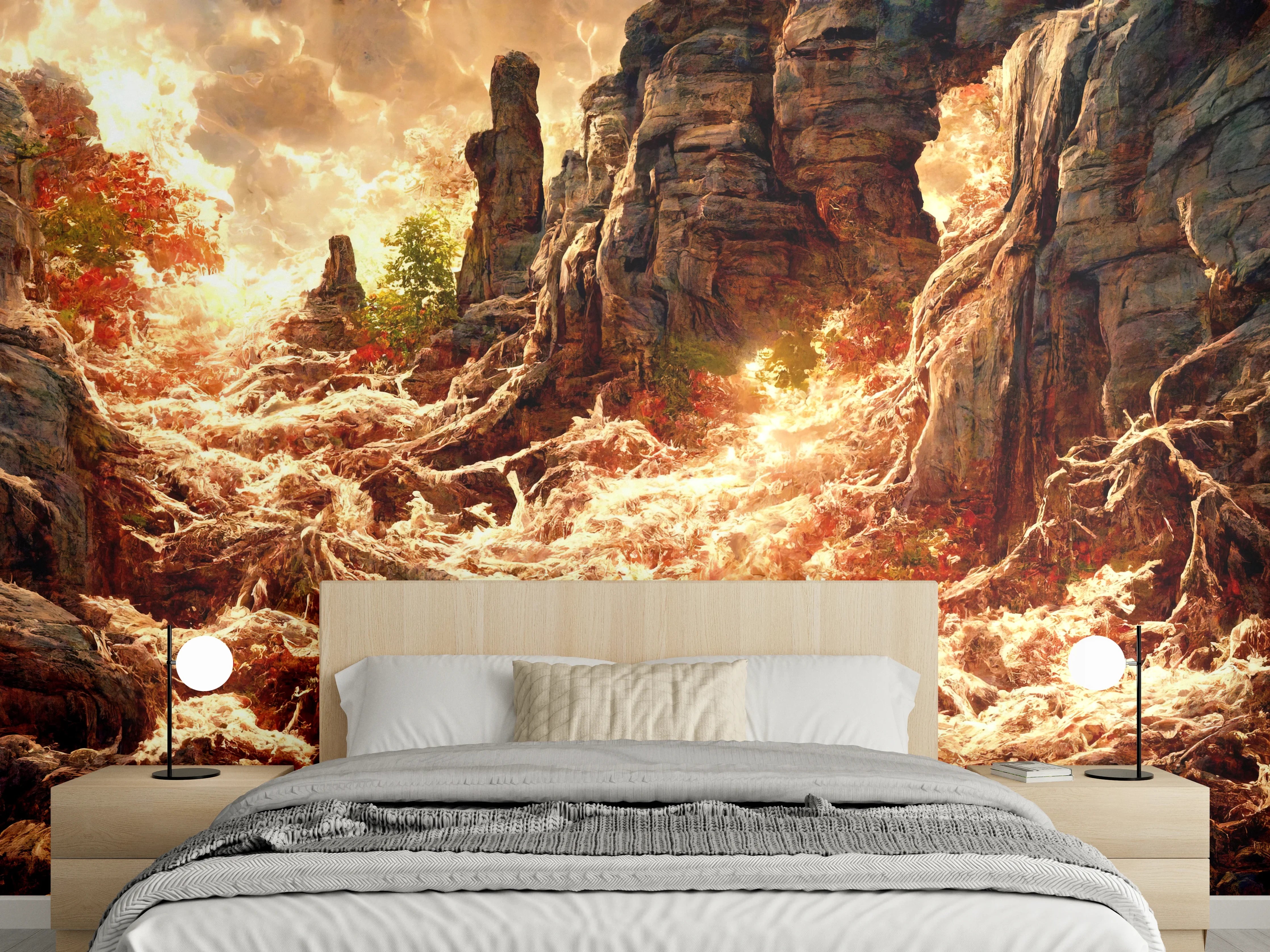 Wandverkleidung Schlafzimmer - Löschen