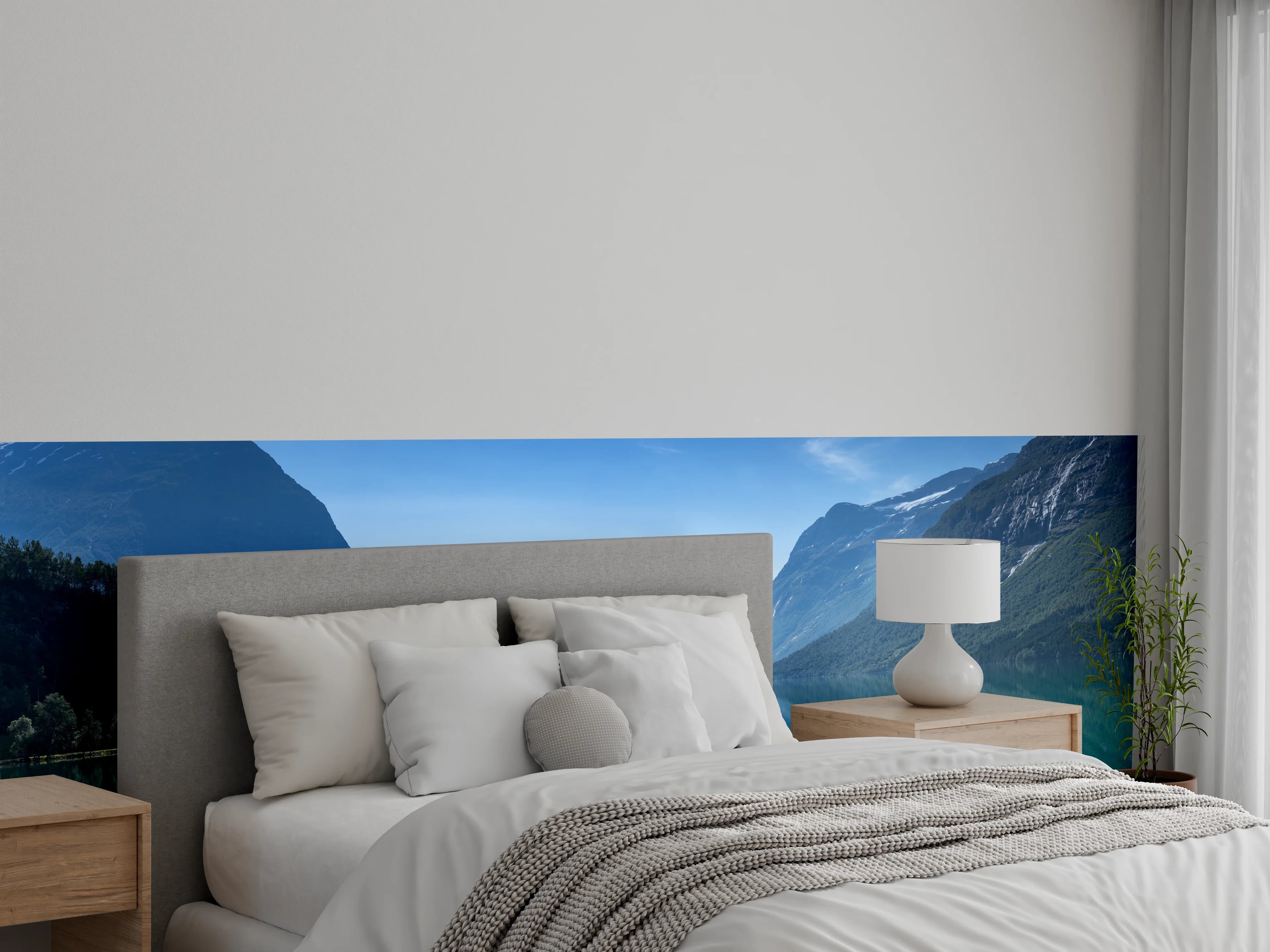 Wandverkleidung Schlafzimmer - Lovatnet See - Norwegen