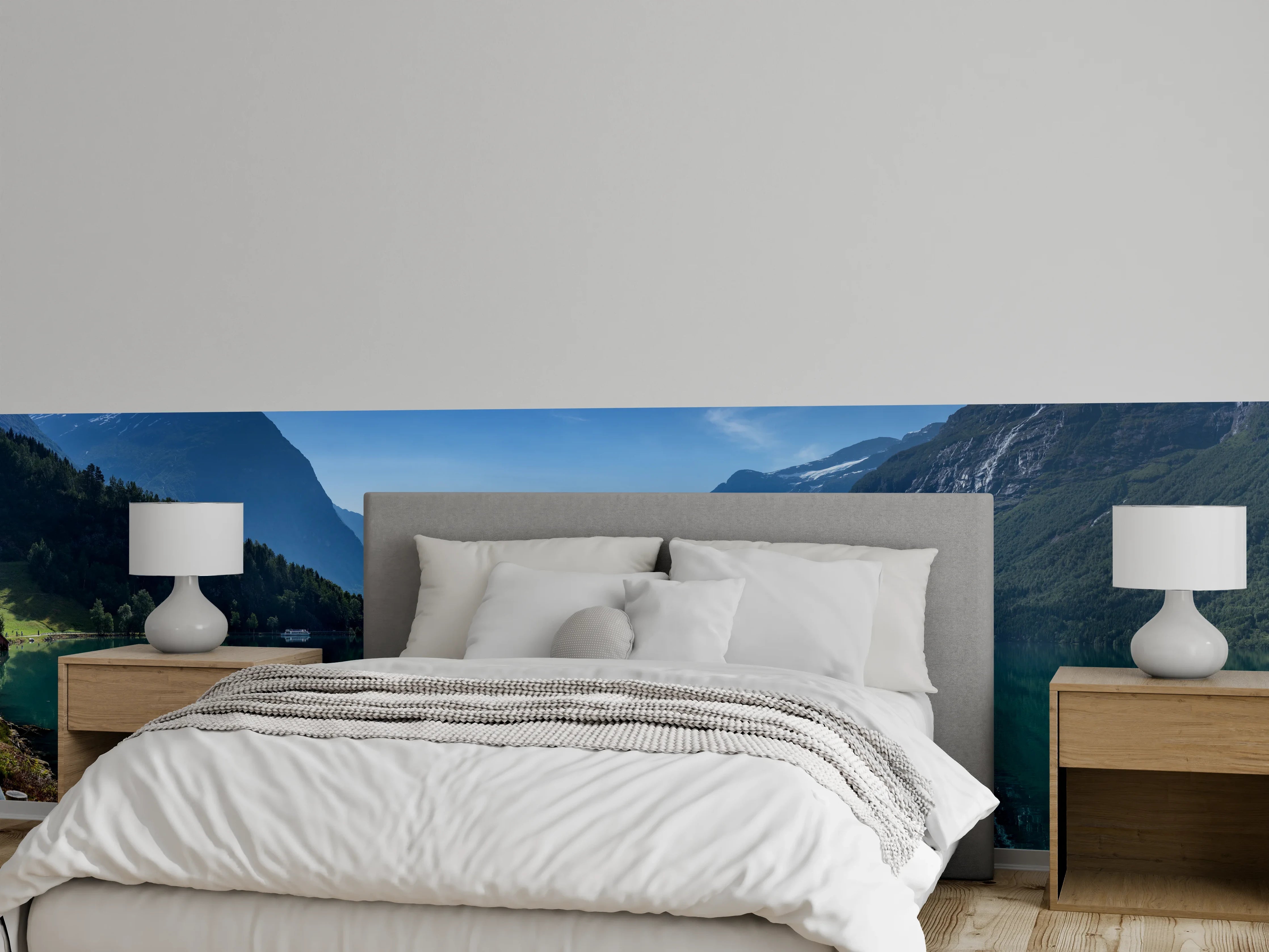 Wandverkleidung Schlafzimmer - Lovatnet See - Norwegen