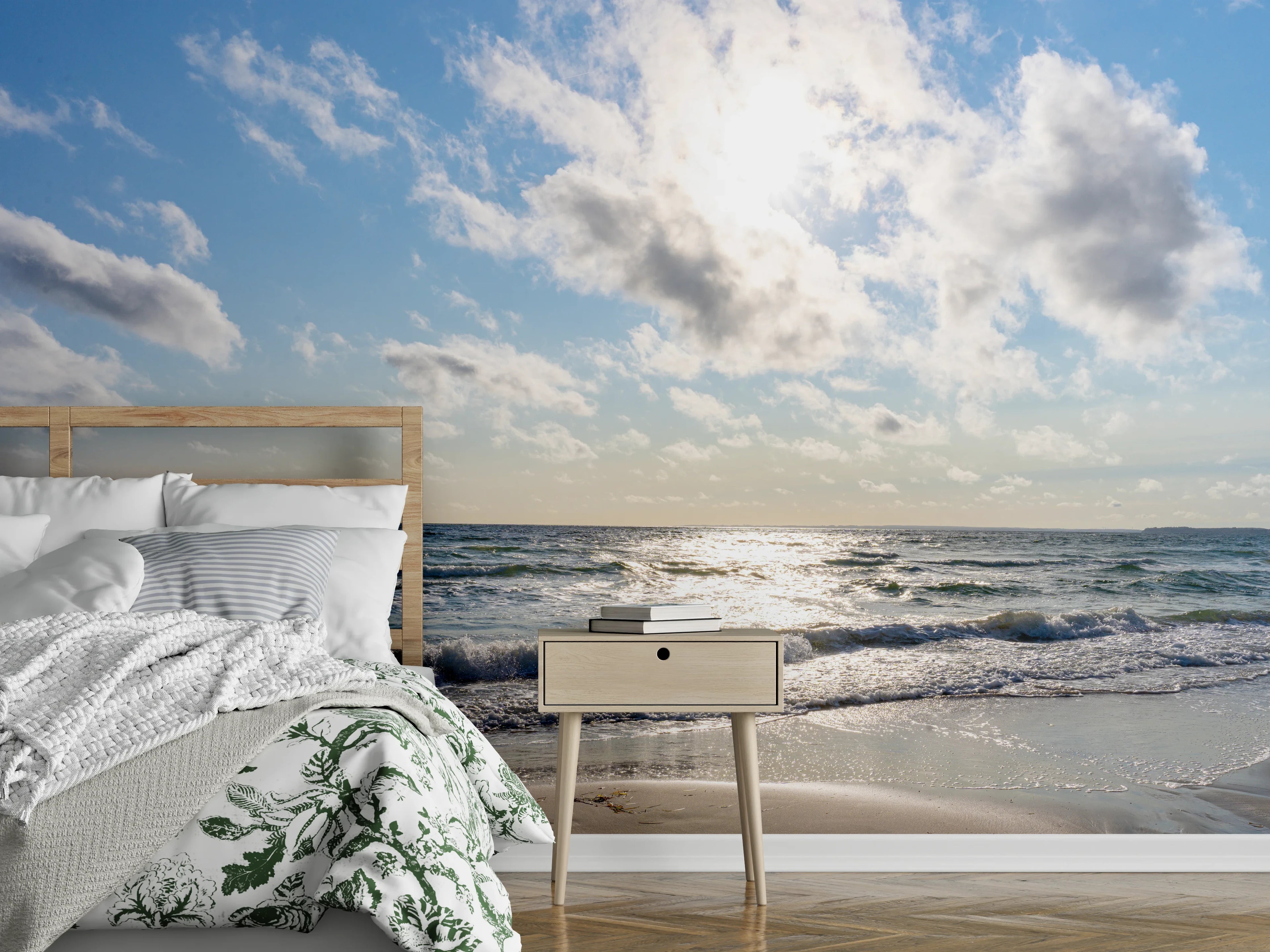 Wandverkleidung Schlafzimmer - Lübecker Bucht an der Ostsee