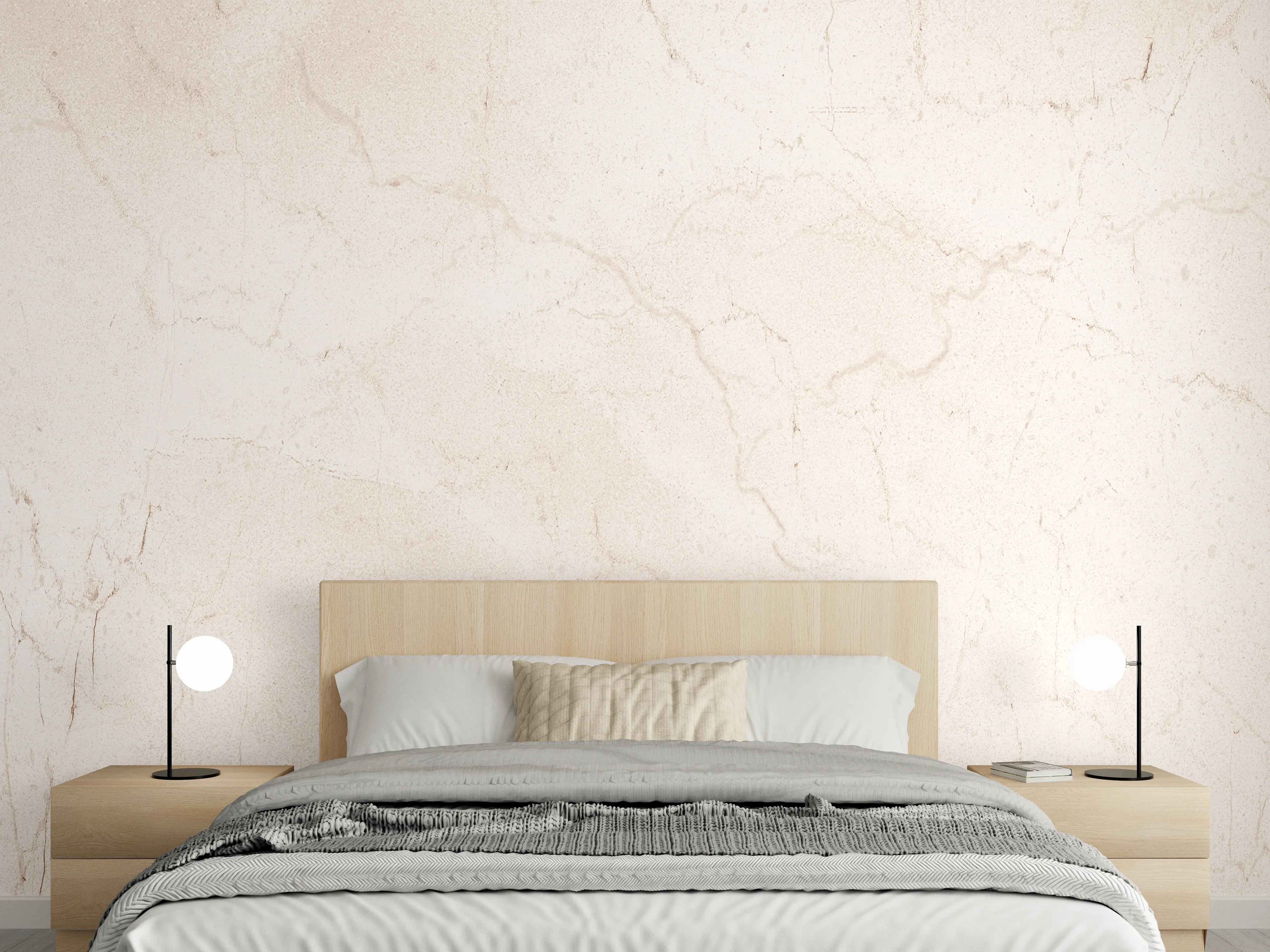 Wandverkleidung Schlafzimmer - Marmor Textur - Fliesenmuster