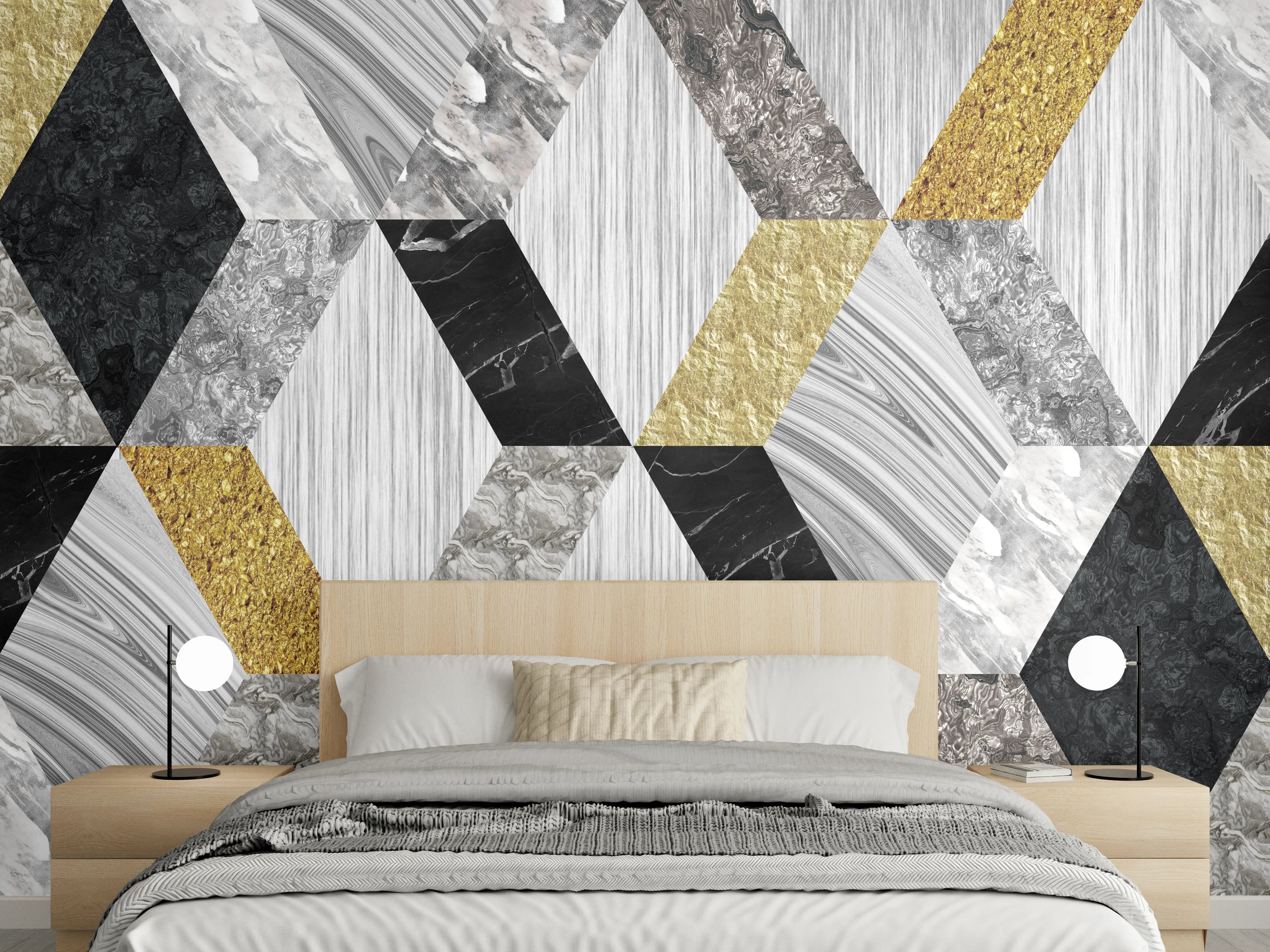 Wandverkleidung Schlafzimmer - Moderne Keramik Textur