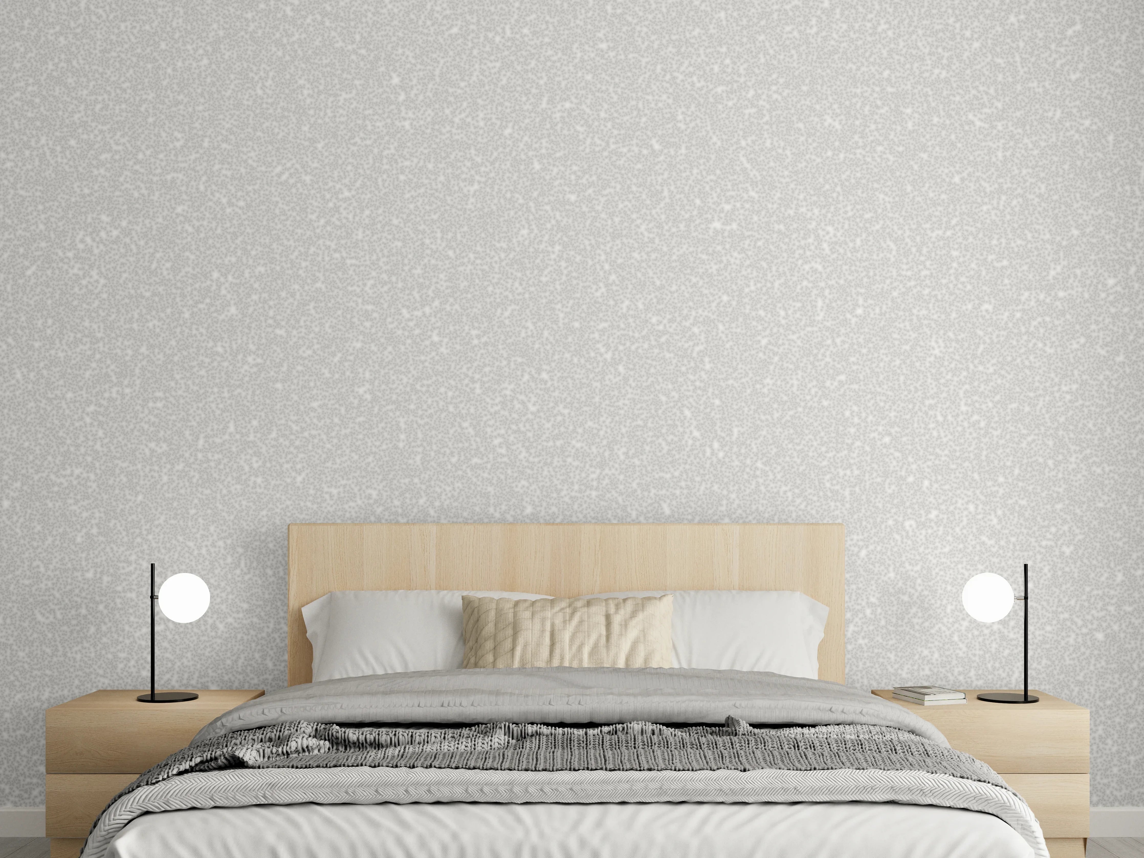 Wandverkleidung Schlafzimmer - Modernes Grau: Schlichte Marmor-Optik